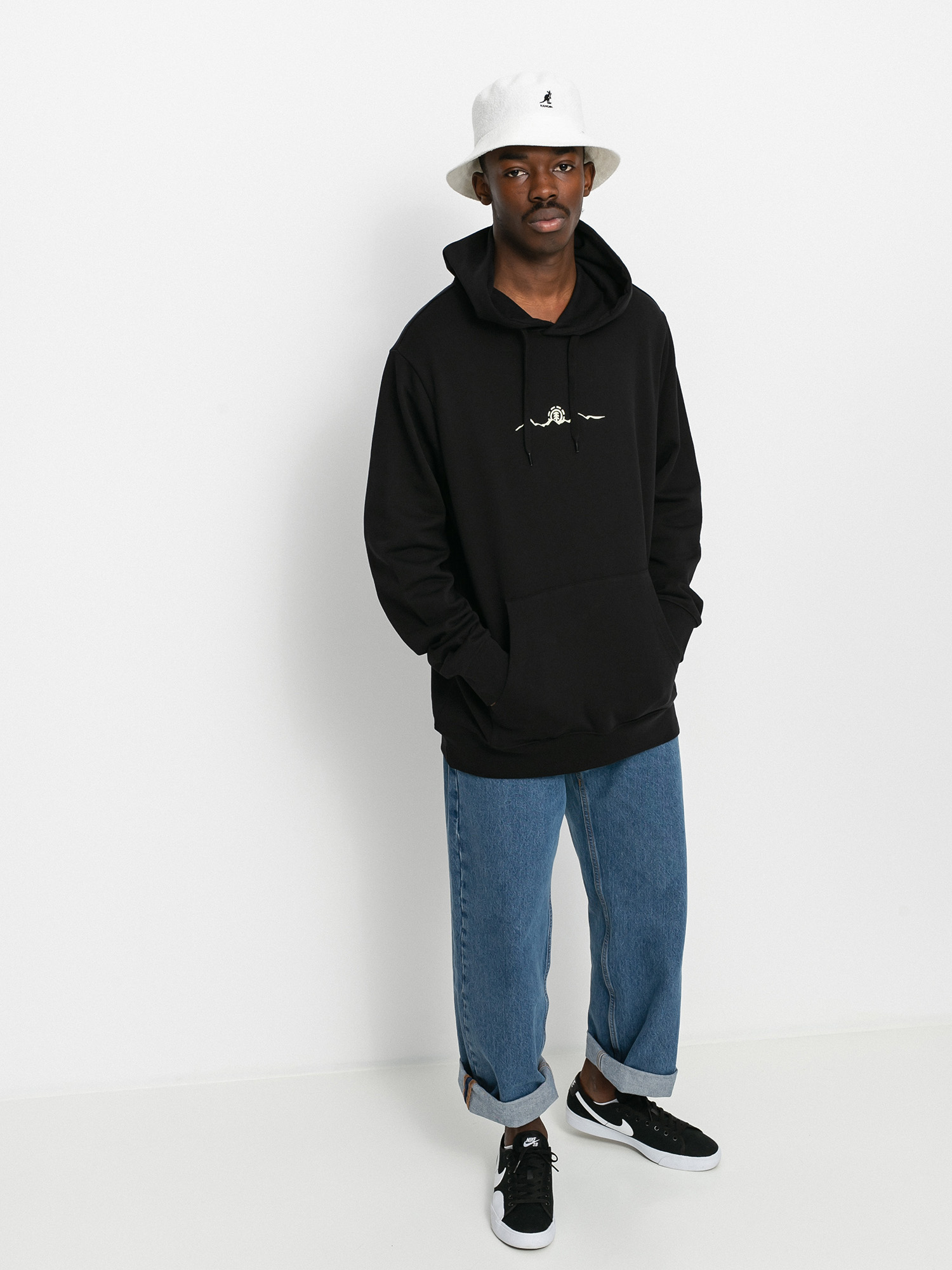 Mikina s kapucí Element Peanuts Trekking HD (flint black)