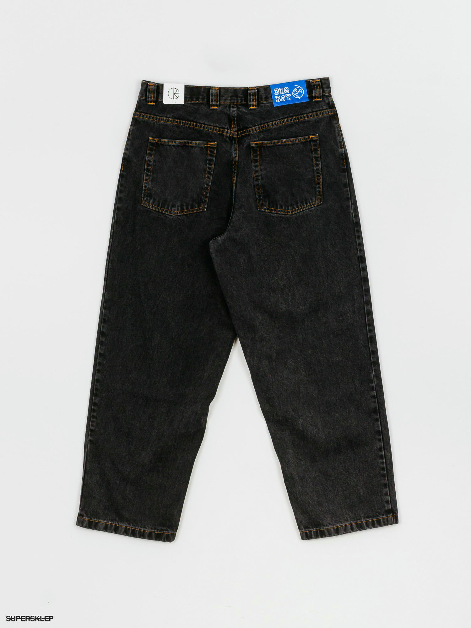 Polar skate co big boy jeans washedblack - デニム/ジーンズ