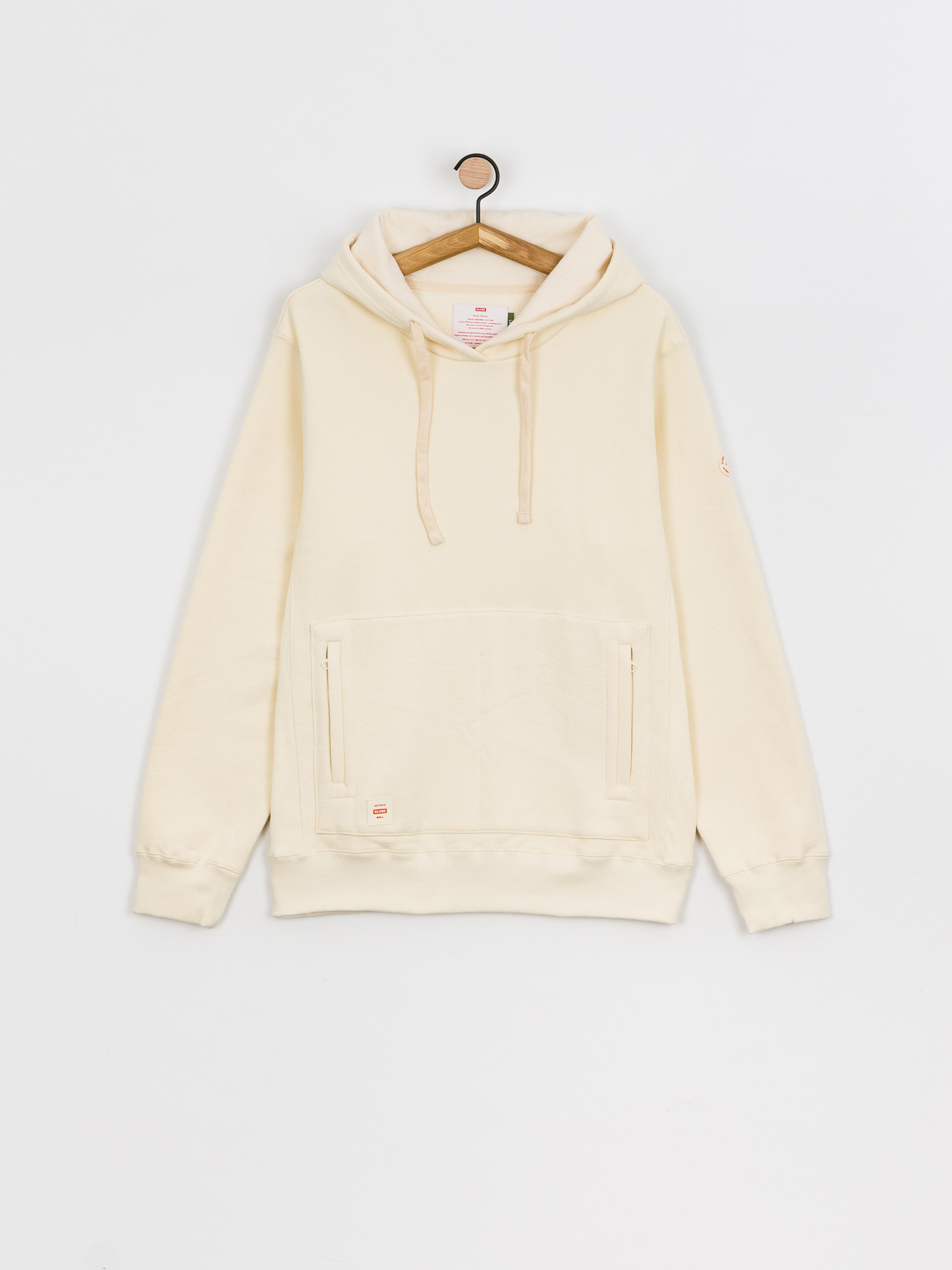 Mikina s kapucí Globe Burly HD (bleach free dye free)