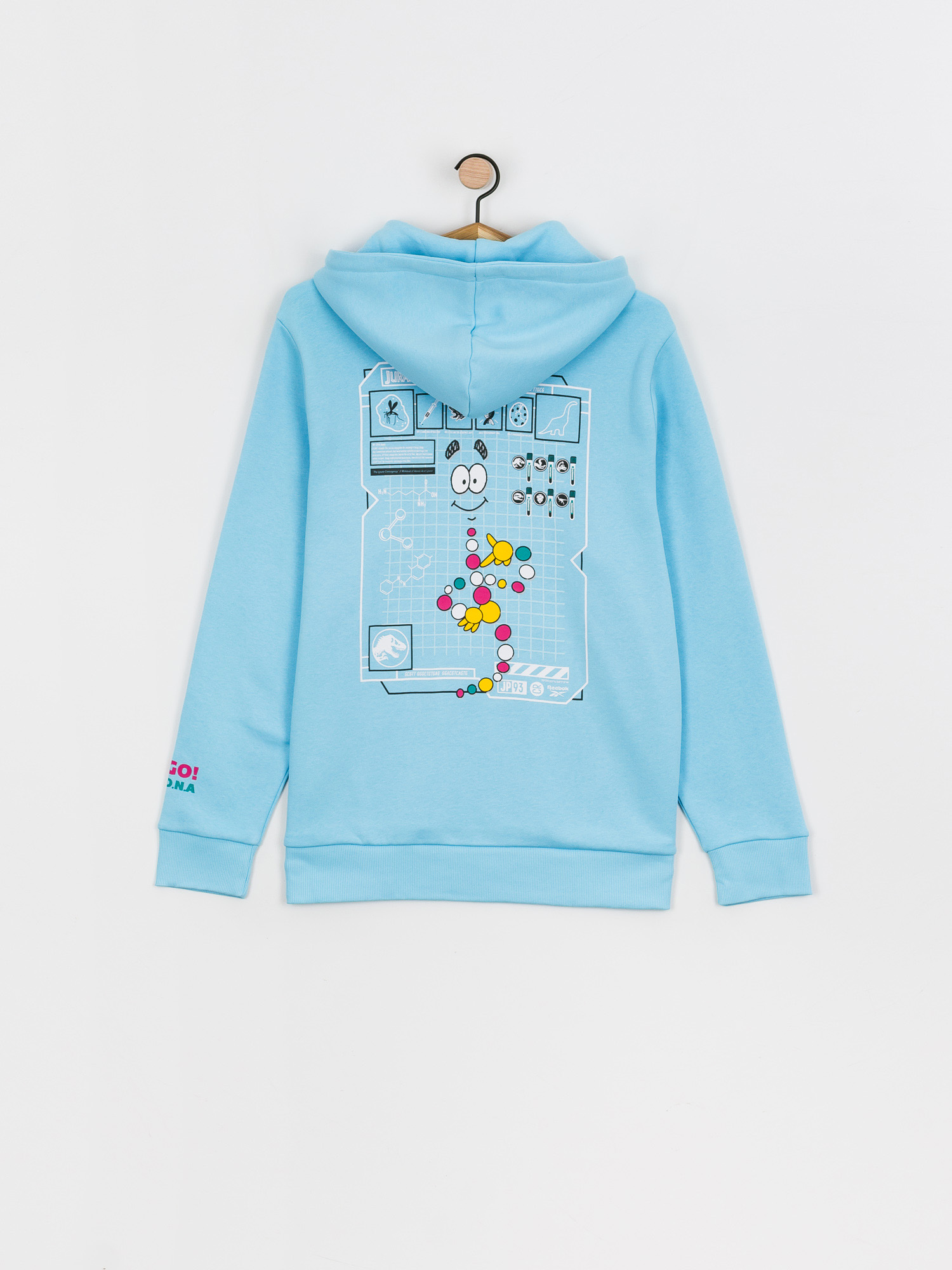 Mikina s kapucí Reebok X Jurassic Park Graphic HD (dgtblu)