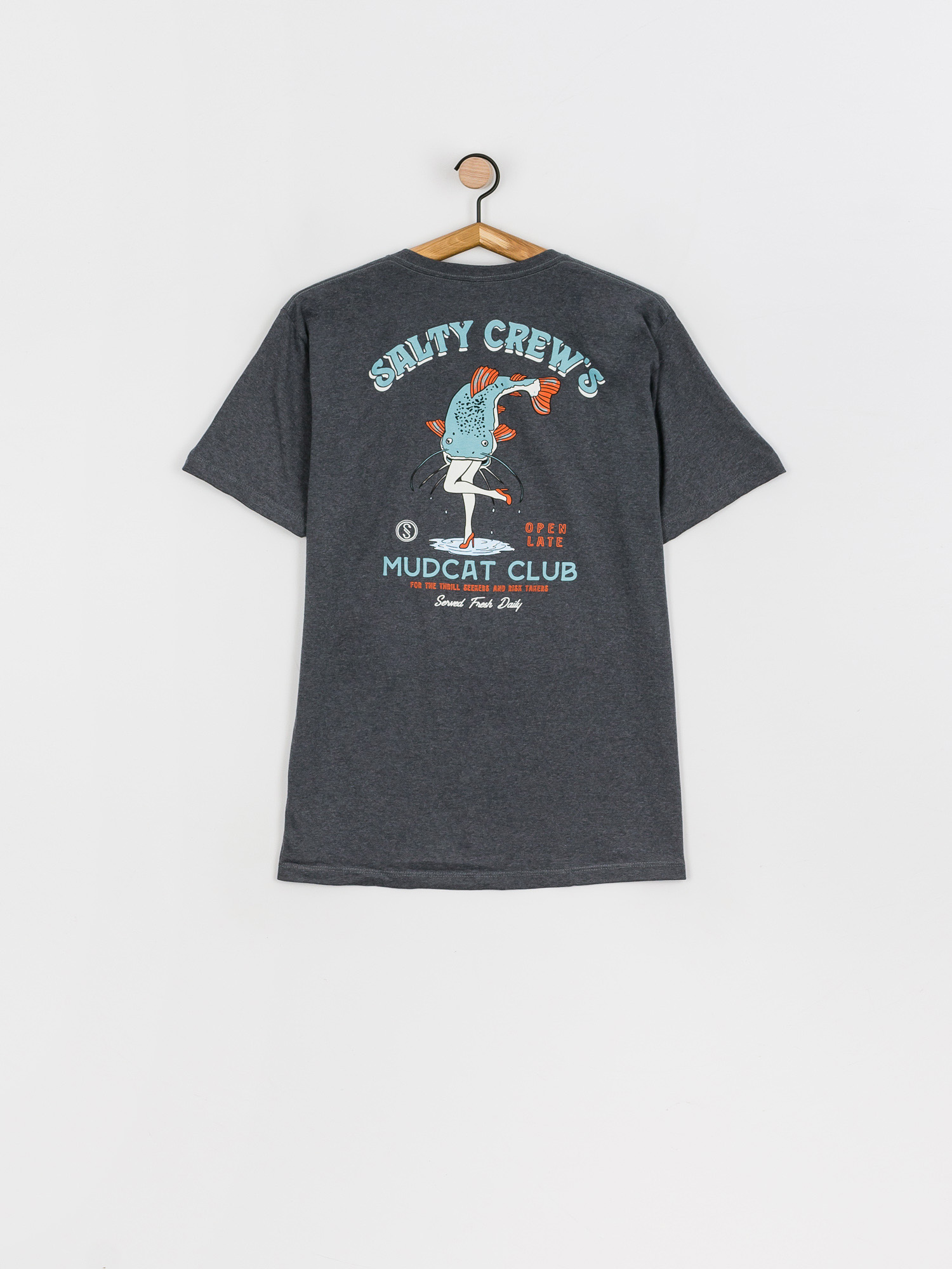 Tričko Salty Crew Mudcat Standard (grey heather)