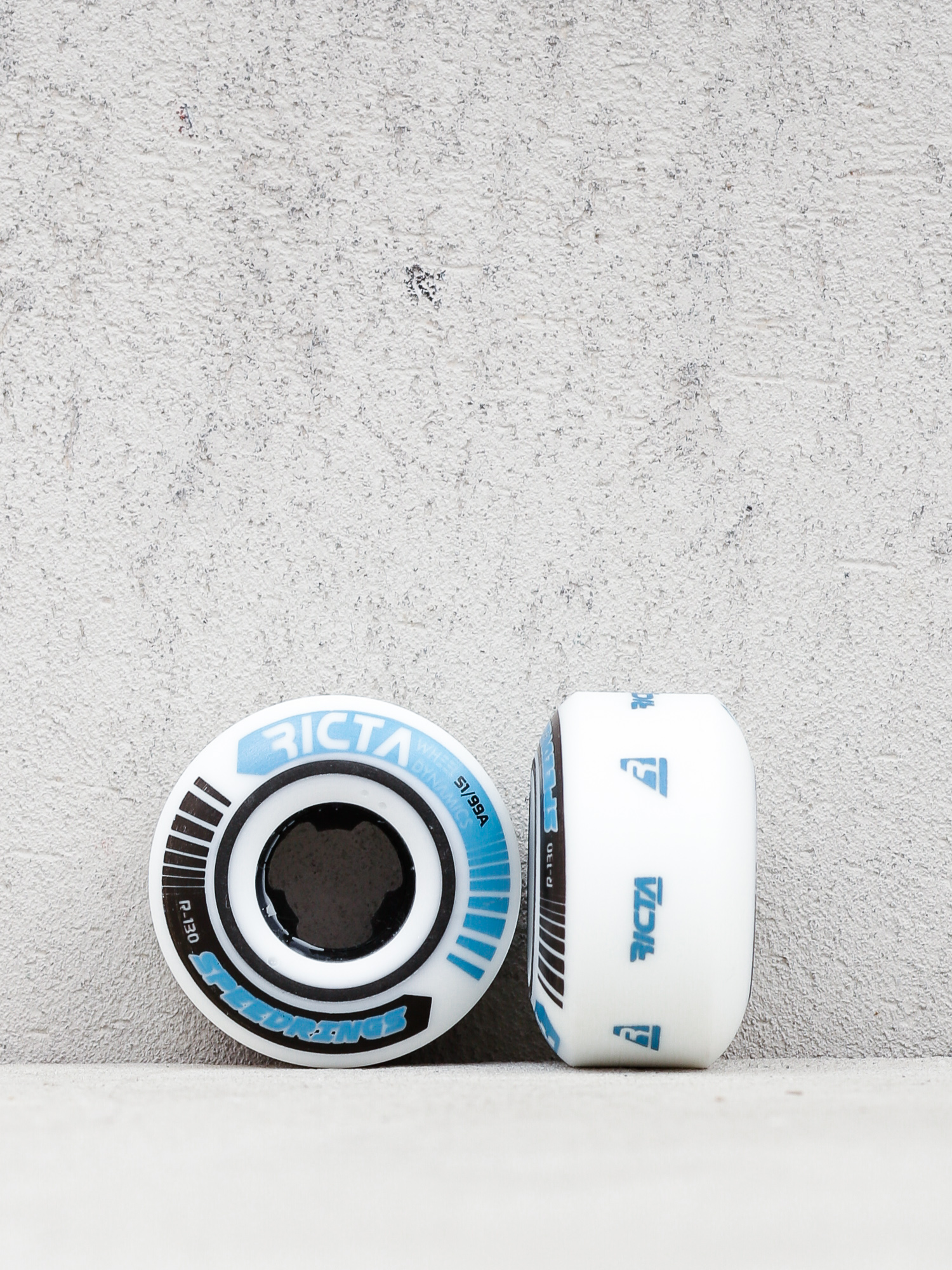 Kolečka Ricta Speedrings Slim 99a (white/blue)