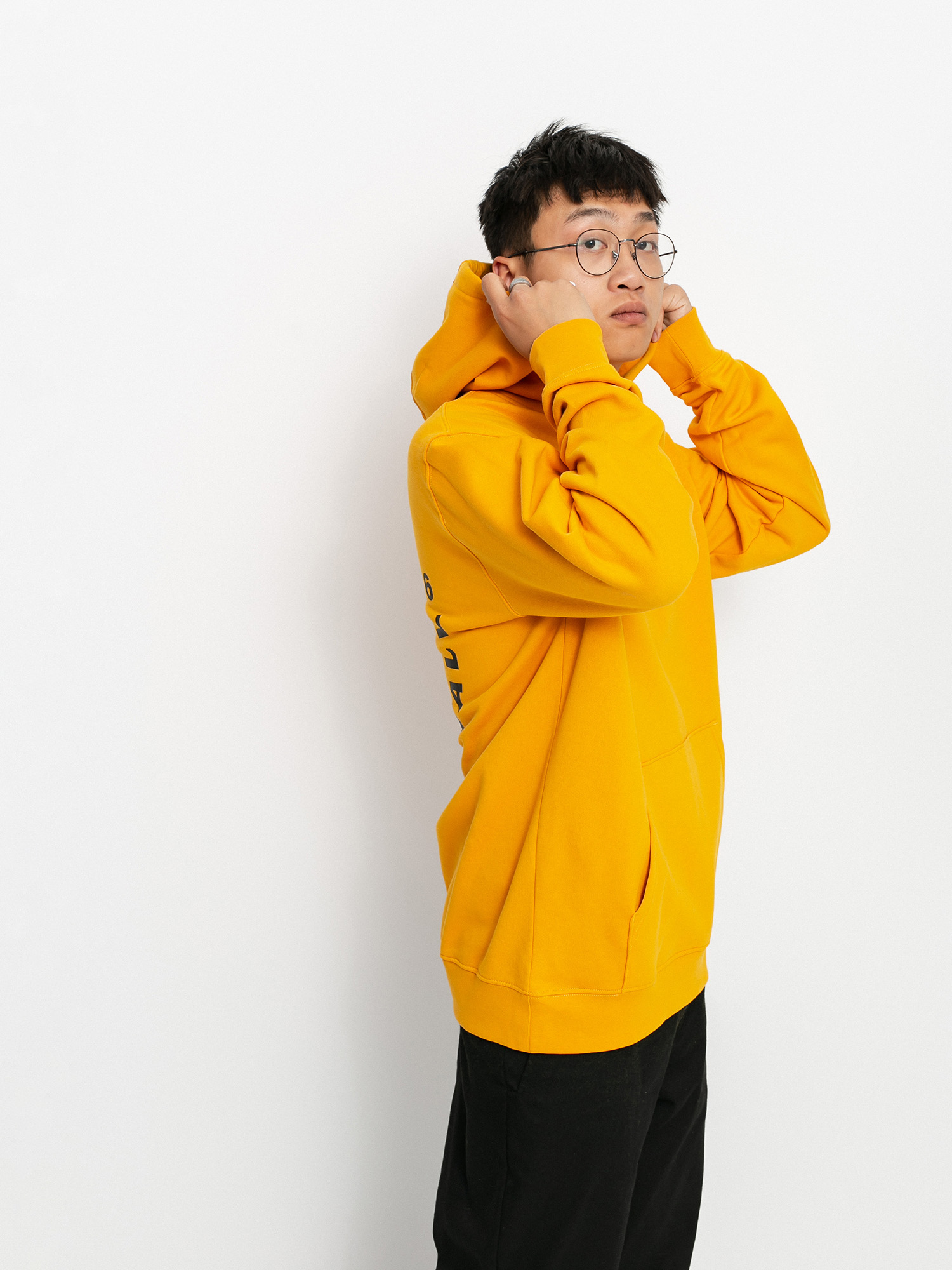 Mikina s kapucí Vans Have A Good HD (golden glow)