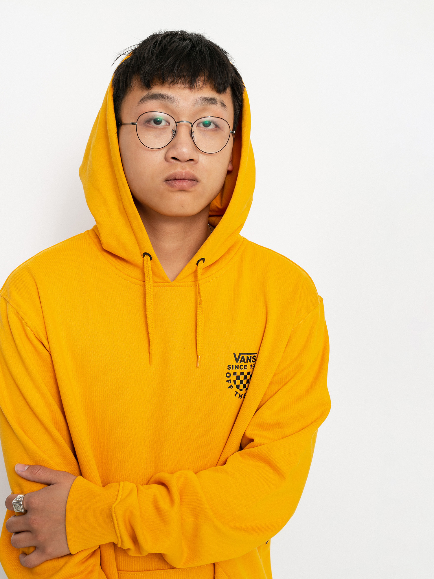 Mikina s kapucí Vans Have A Good HD (golden glow)