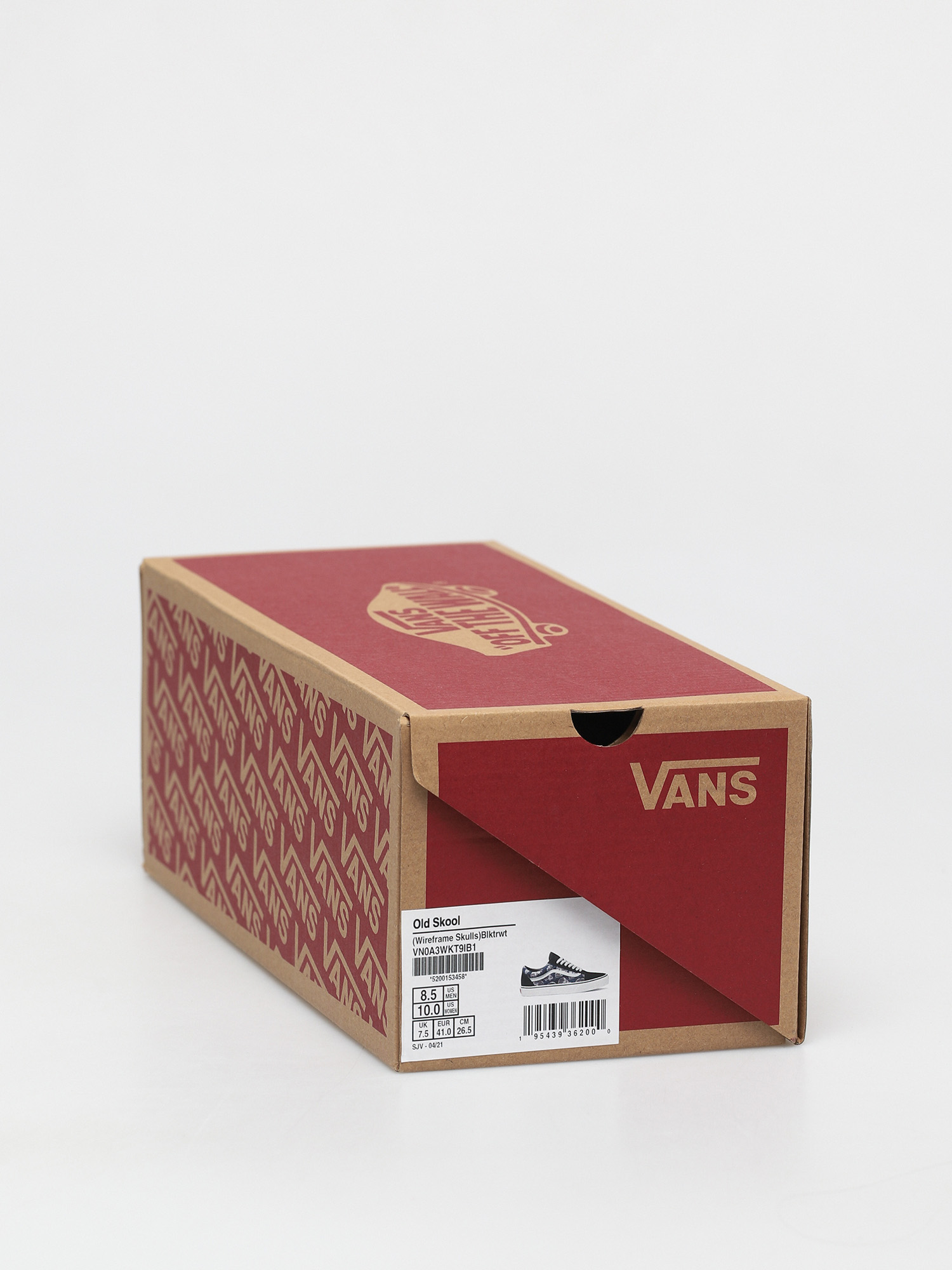 Boty Vans Old Skool (wireframe skulls/blktrwt)