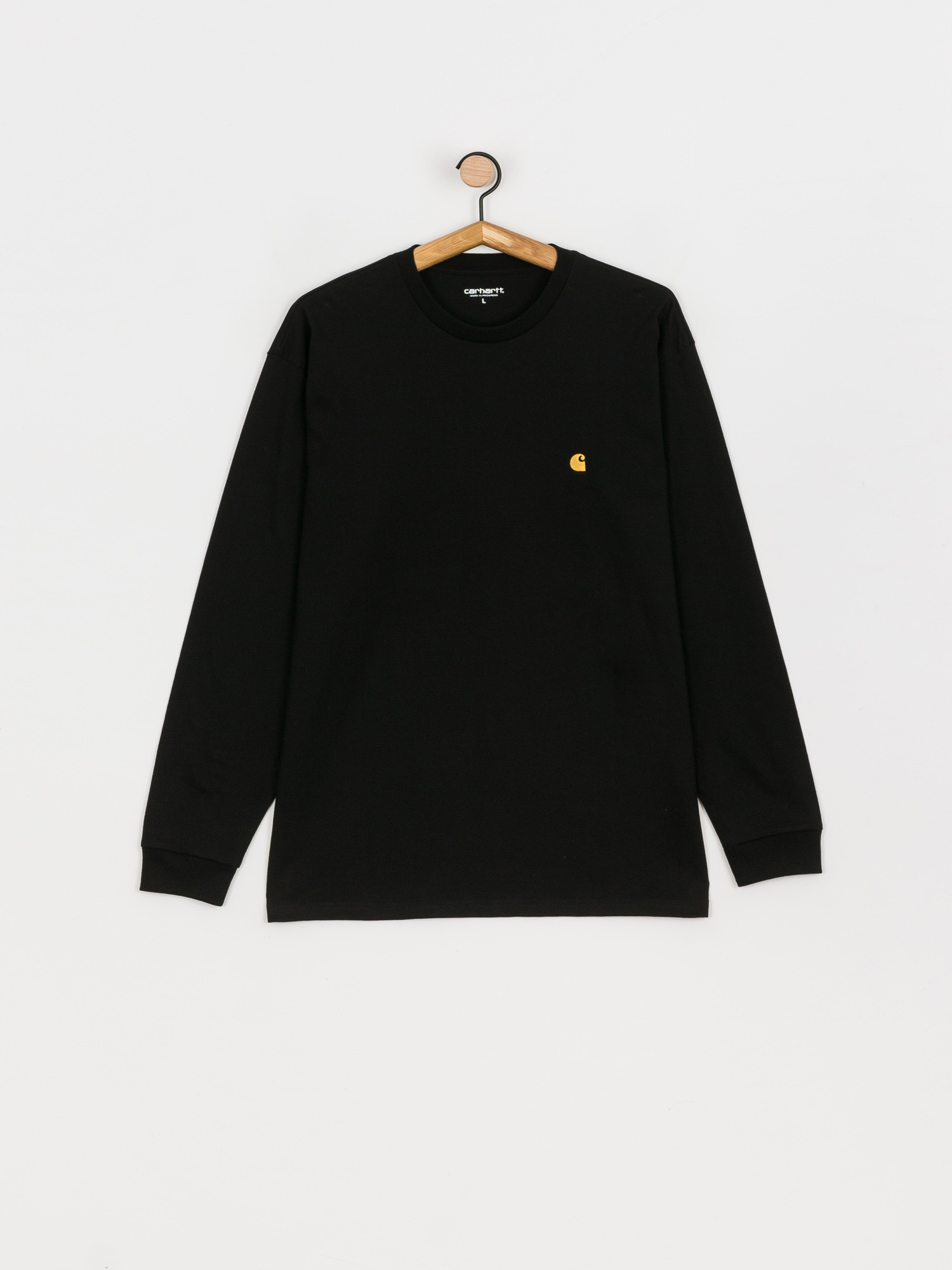 Triko Carhartt WIP Chase (black/gold)
