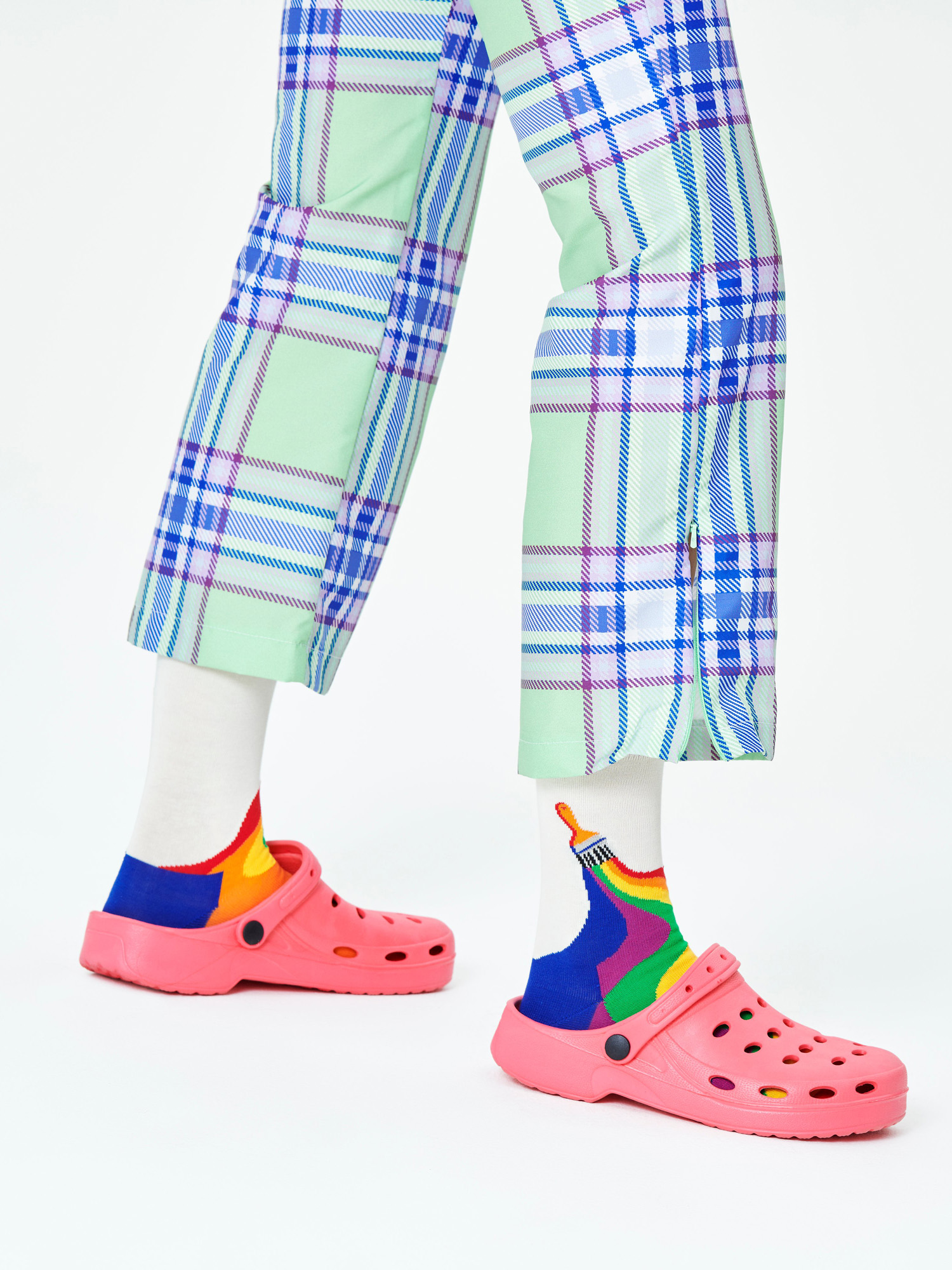 Ponožky Happy Socks Pride Color (white/multi)