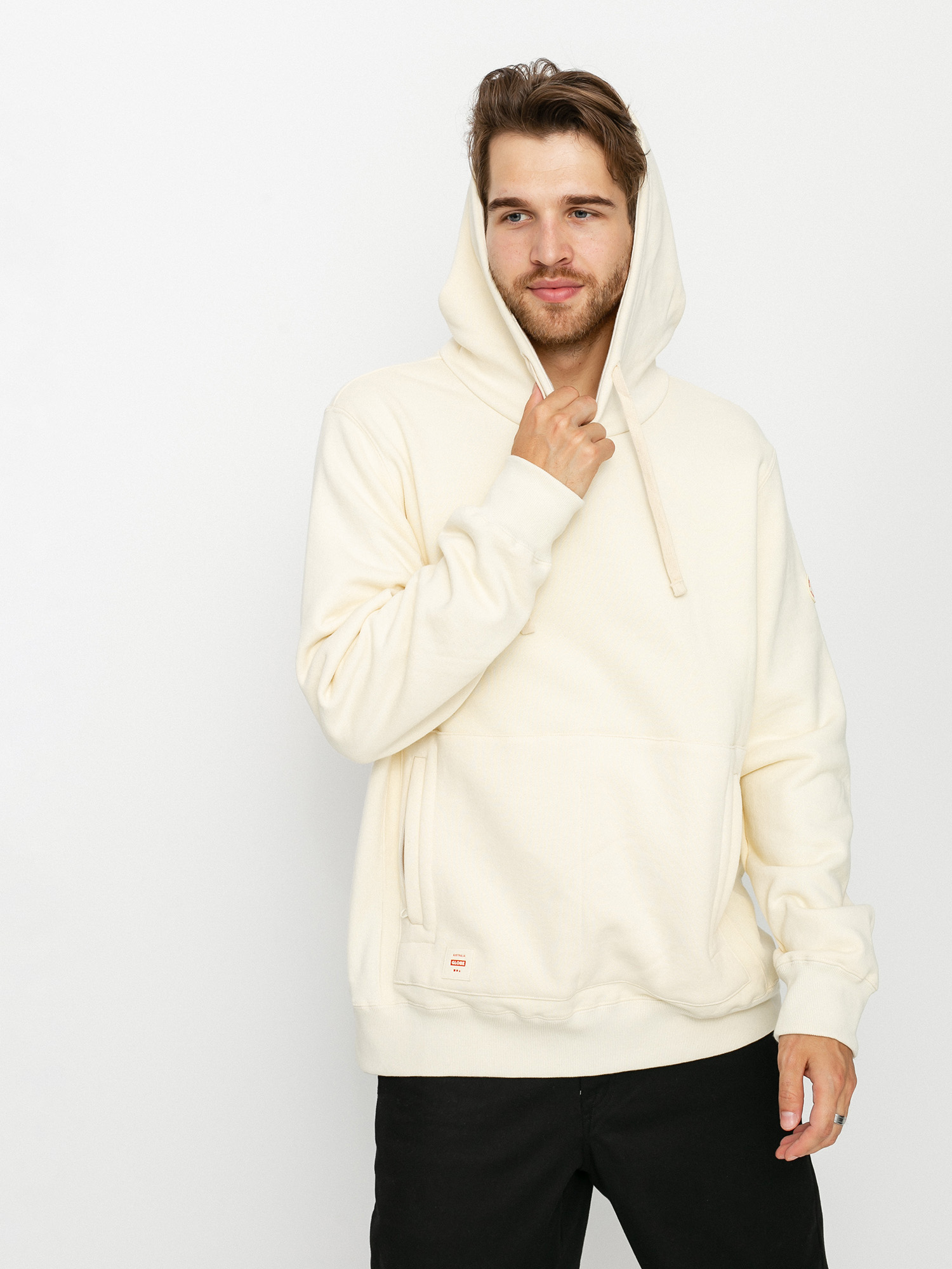 Mikina s kapucí Globe Burly HD (bleach free dye free)