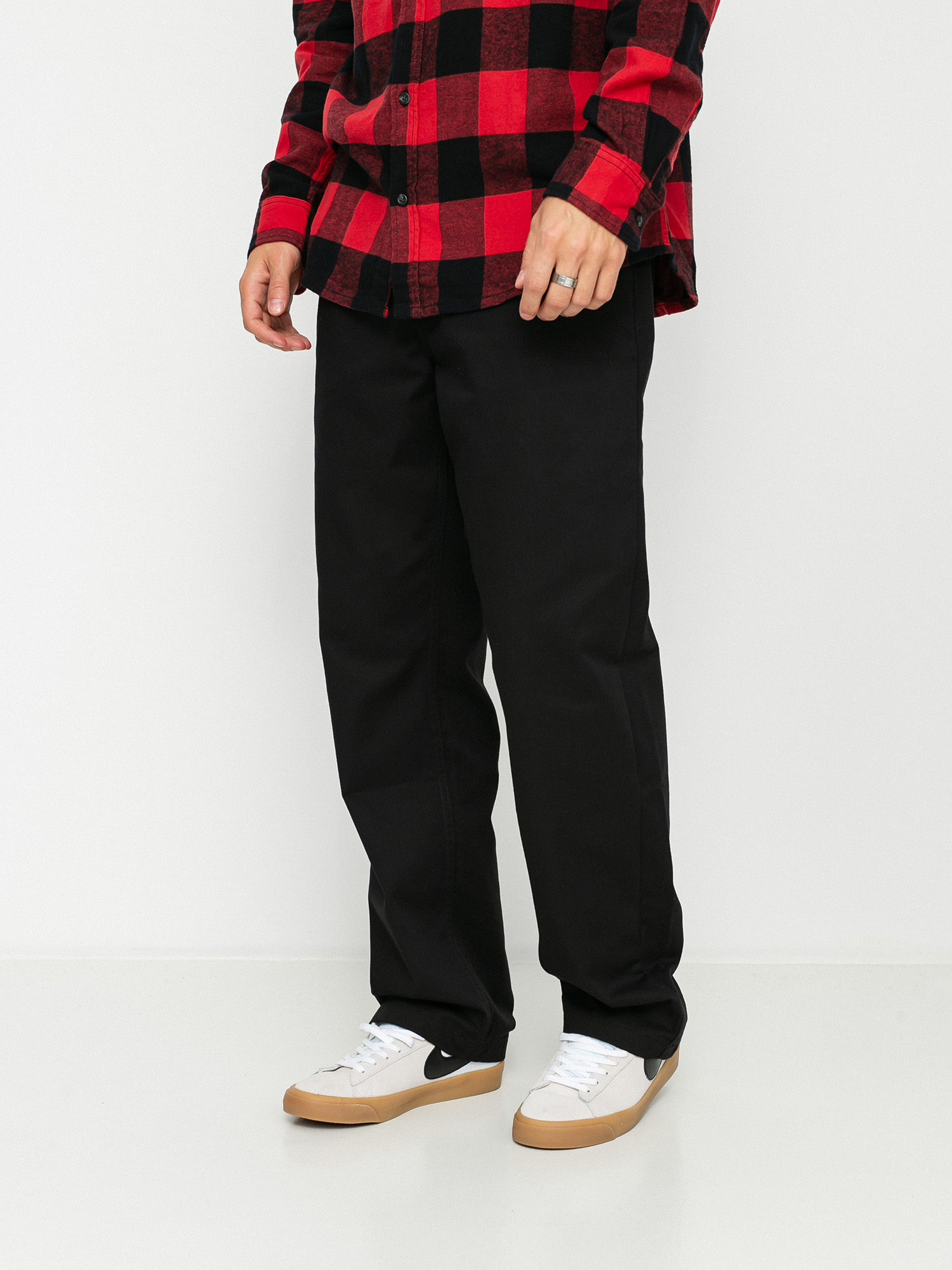 Kalhoty Vans Authentic Chino Loose (black)