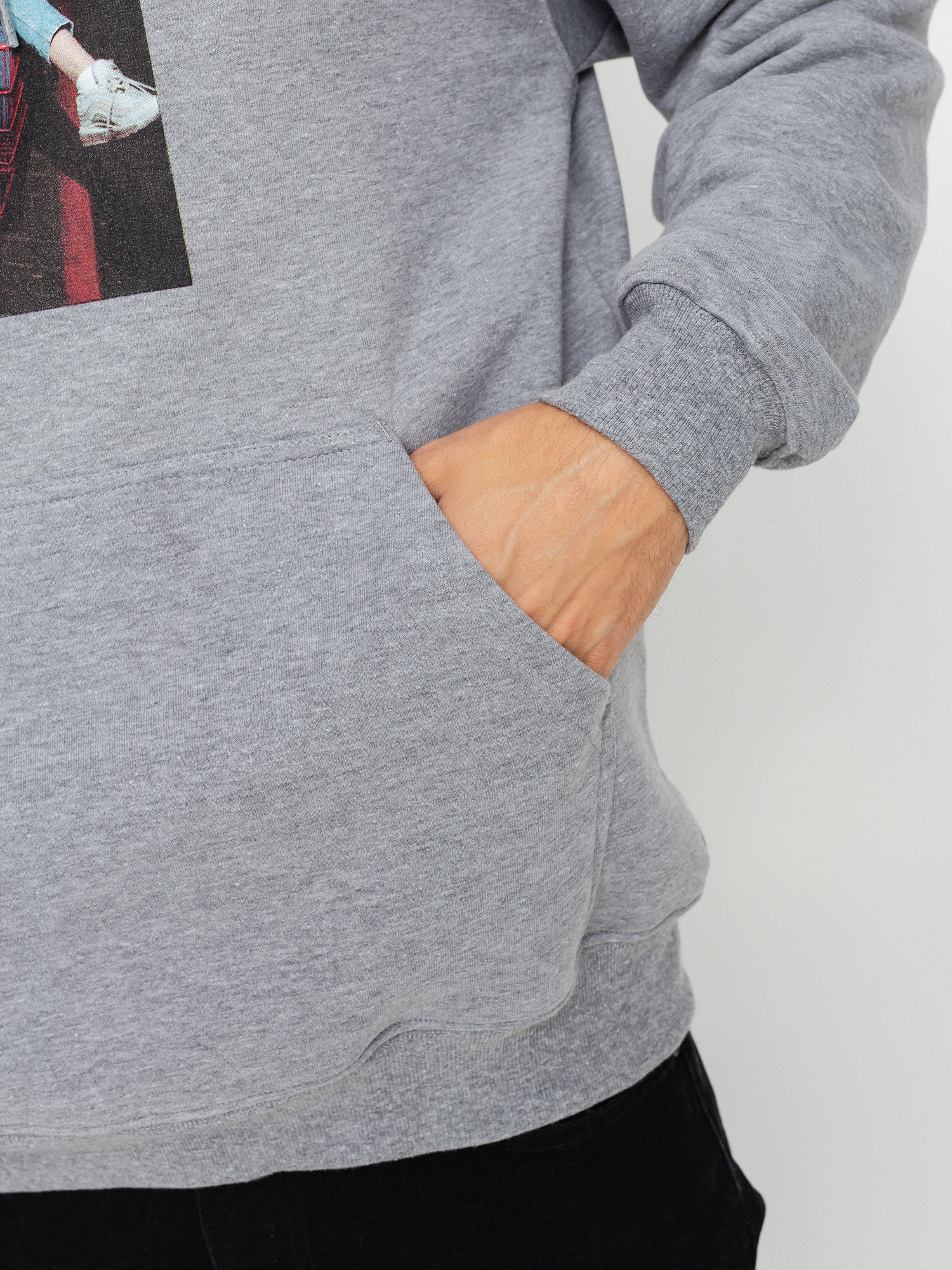 Mikina s kapucí Koka Shopping Mall HD (grey melange)