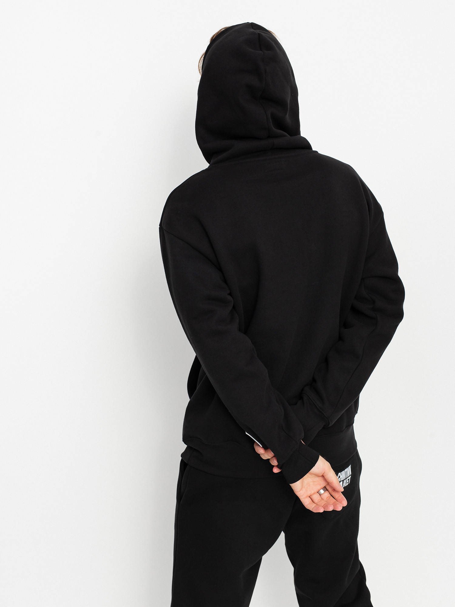 Mikina s kapucí Chinatown Market Smiley Money Ball HD (black)