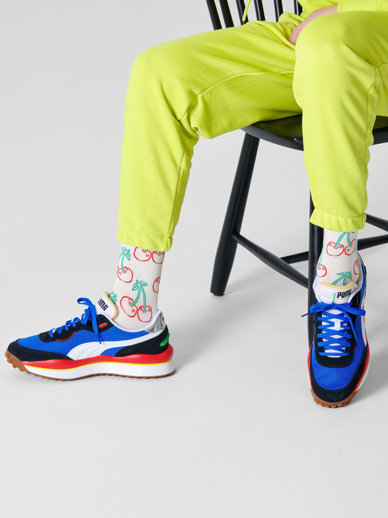 Ponožky Happy Socks Cherry (pale white)