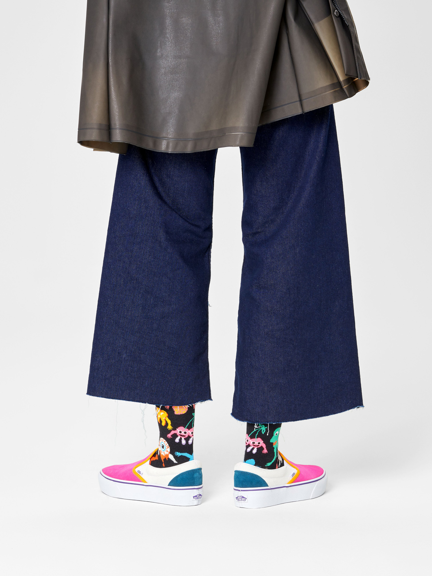 Ponožky Happy Socks Halloween Monsters (black/multi)