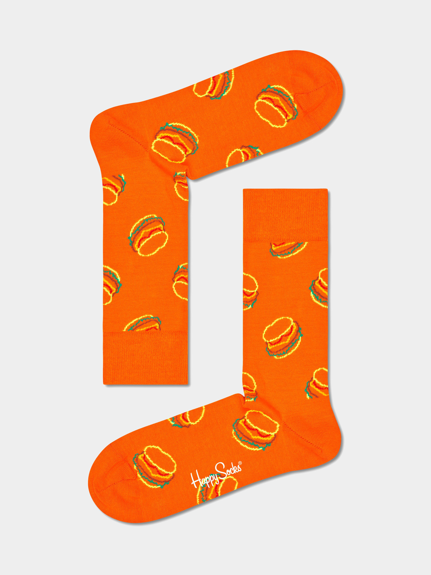 Ponožky Happy Socks Lunch Time (orange)