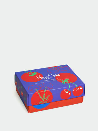 Ponožky Happy Socks Cherriess Gift Set 2Pk (blue/red)