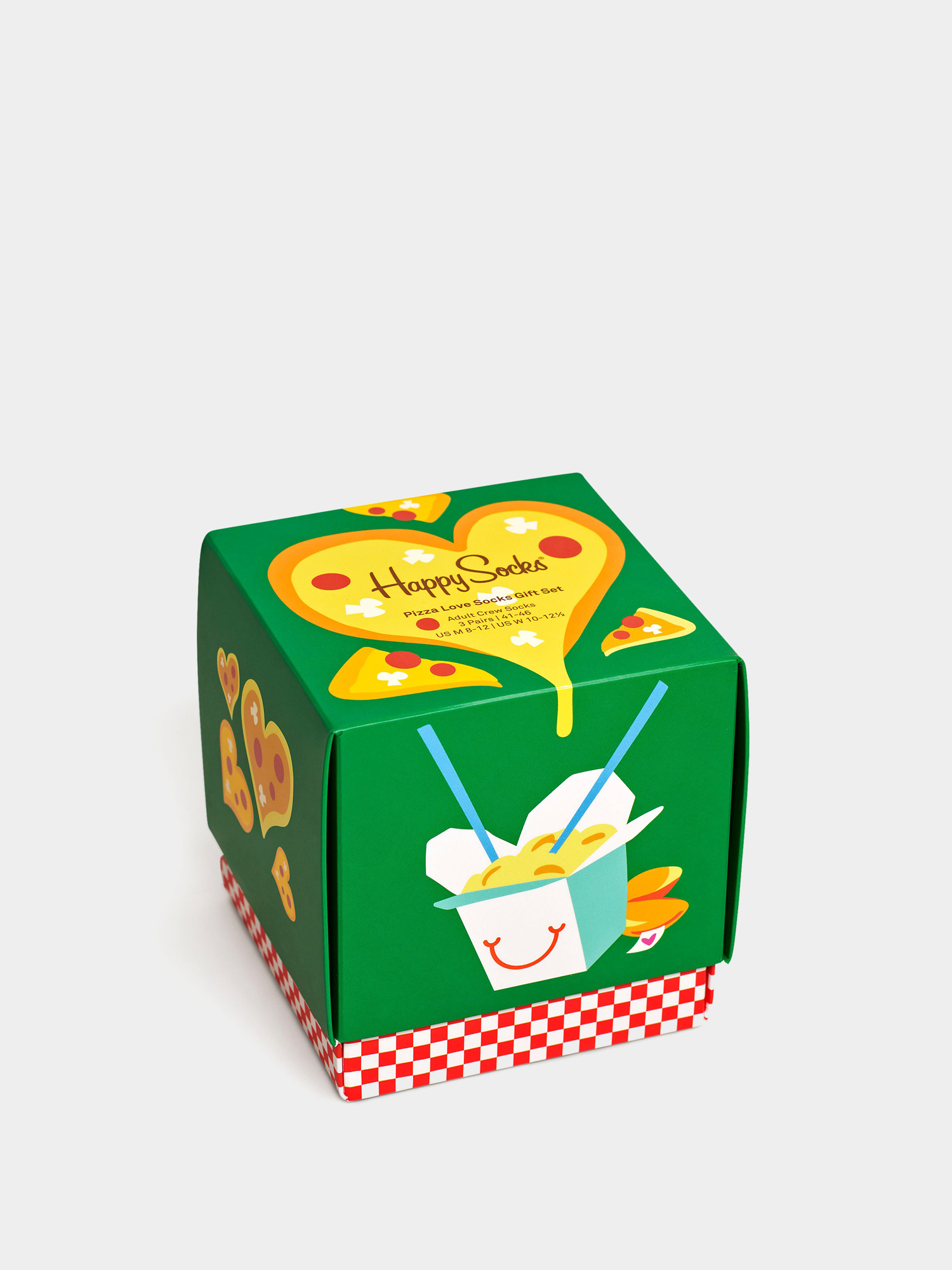 Ponožky Happy Socks Pizza Loves Gift Set 3Pk (multi)