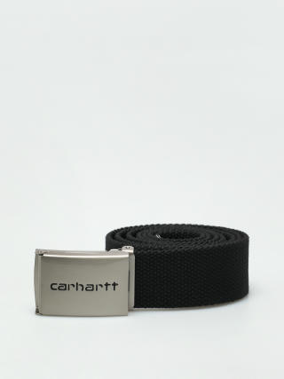 Pásek Carhartt WIP Clip Belt Chrome (black)
