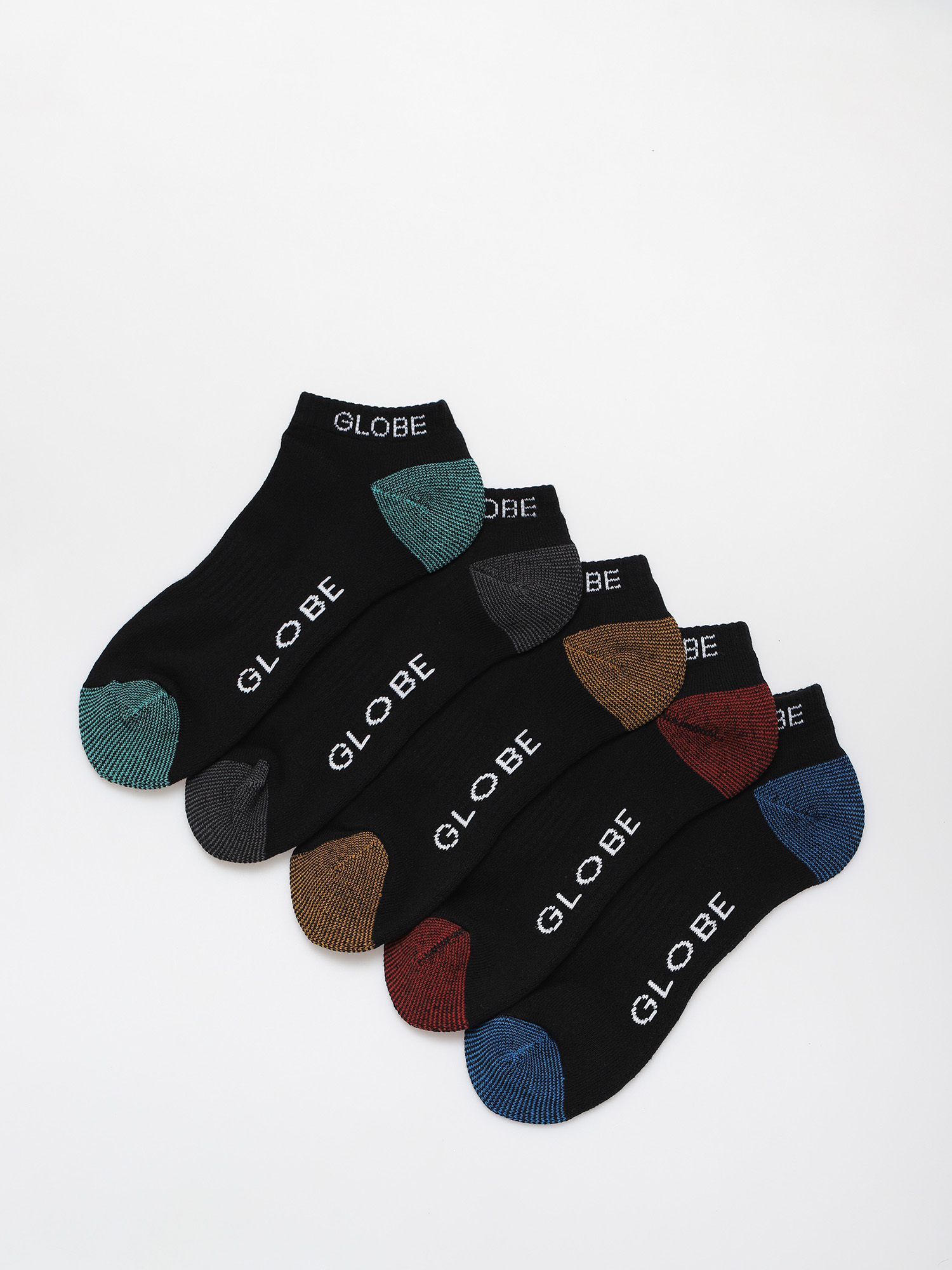 Ponožky Globe Ingles Ankle 5 Pack (asst.)