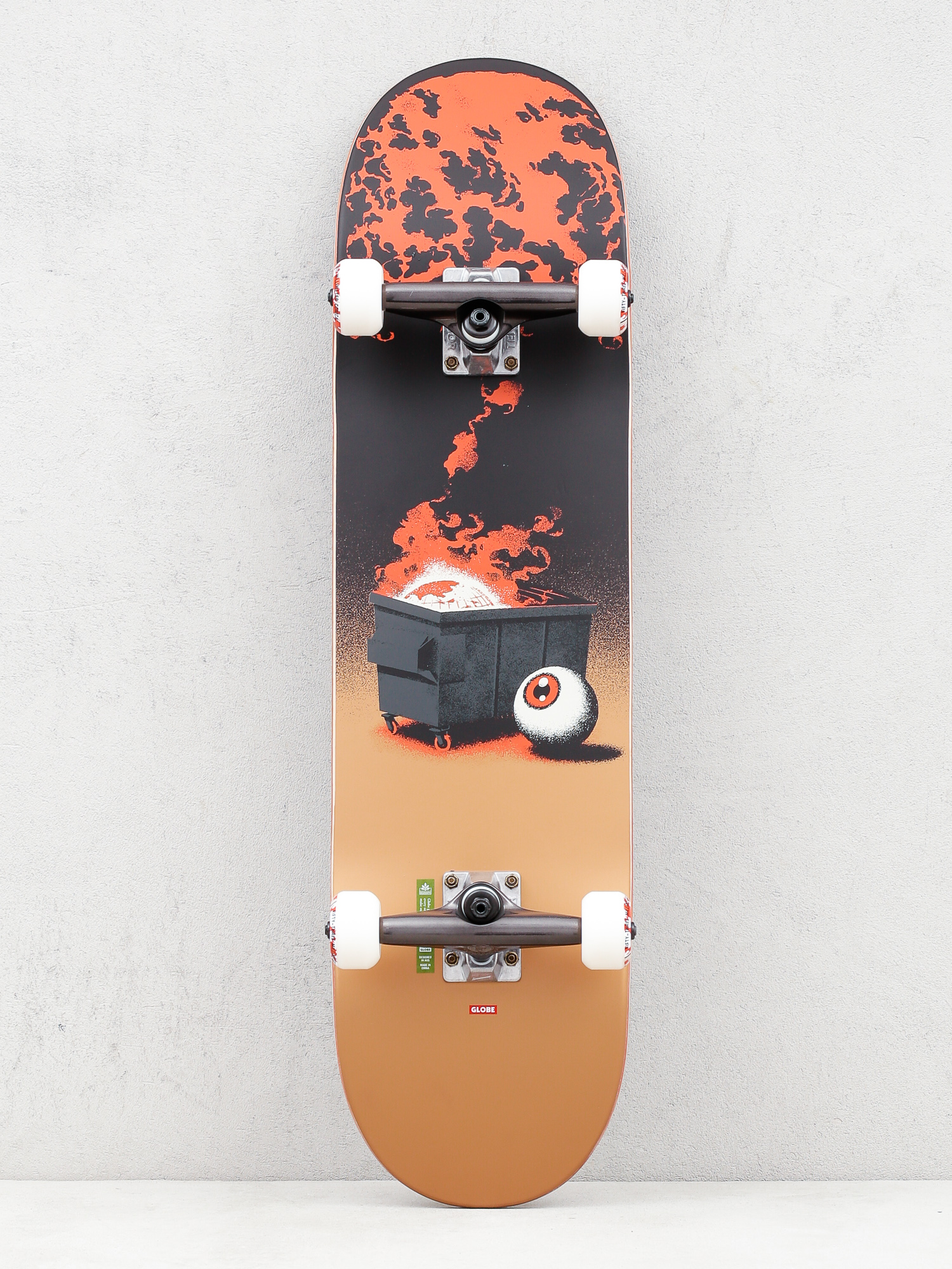 Skateboard Globe G2 On The Brink (dumpster fire)