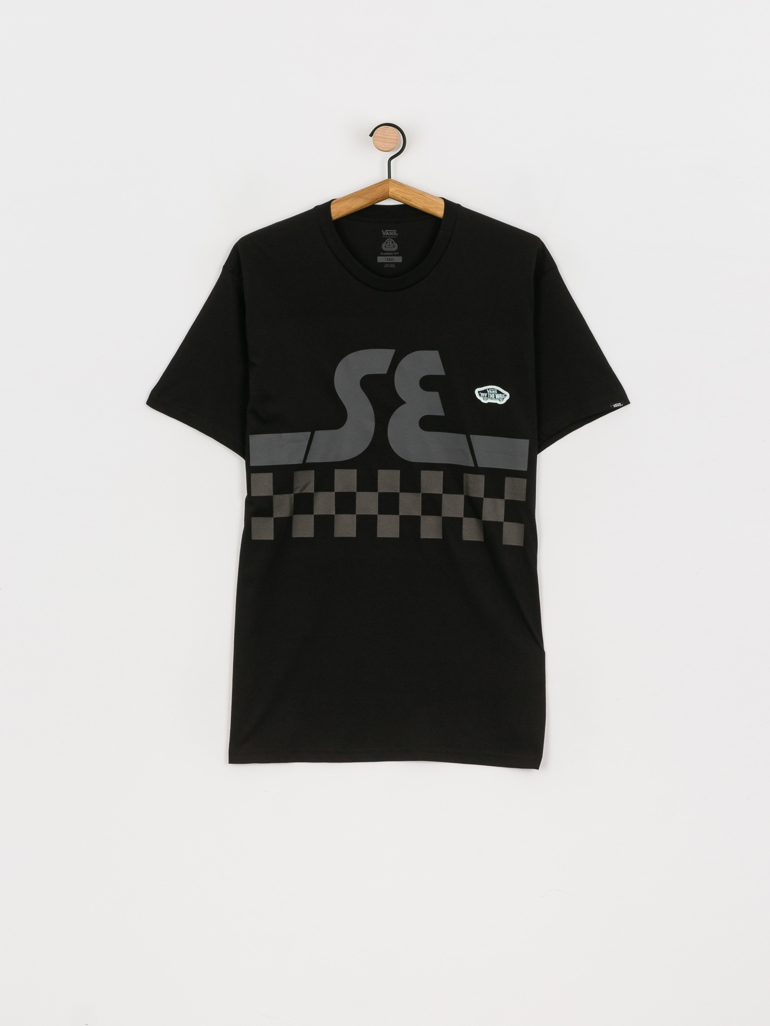 Tričko Vans X Se Bikes Checker (se bikes/black)