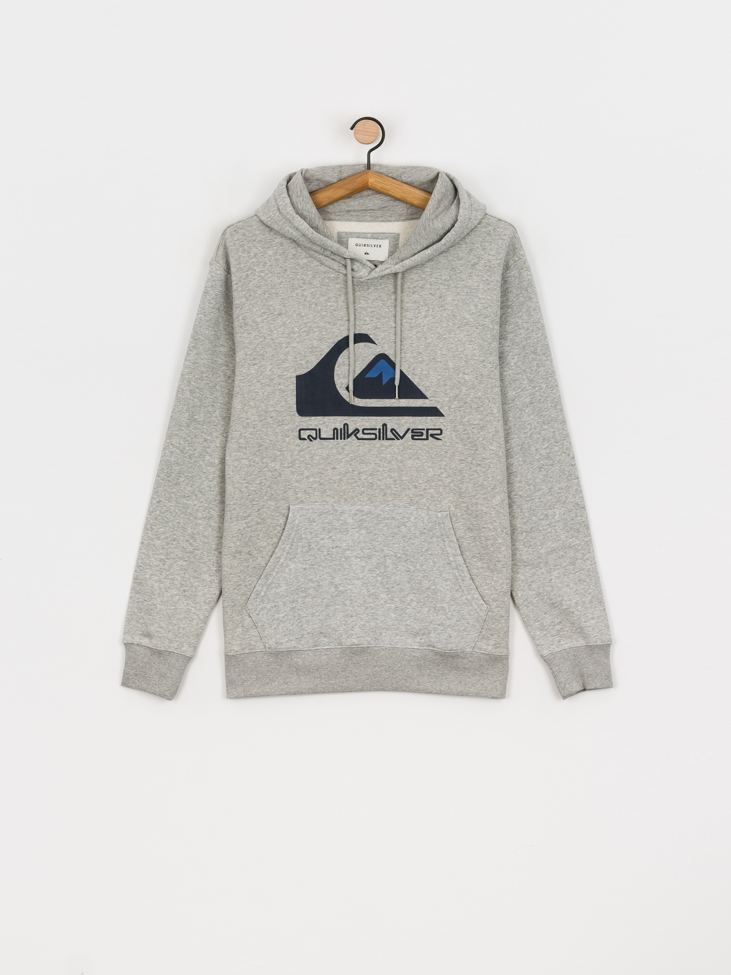 Mikina s kapucí Quiksilver Big Logo HD (athletic heather)