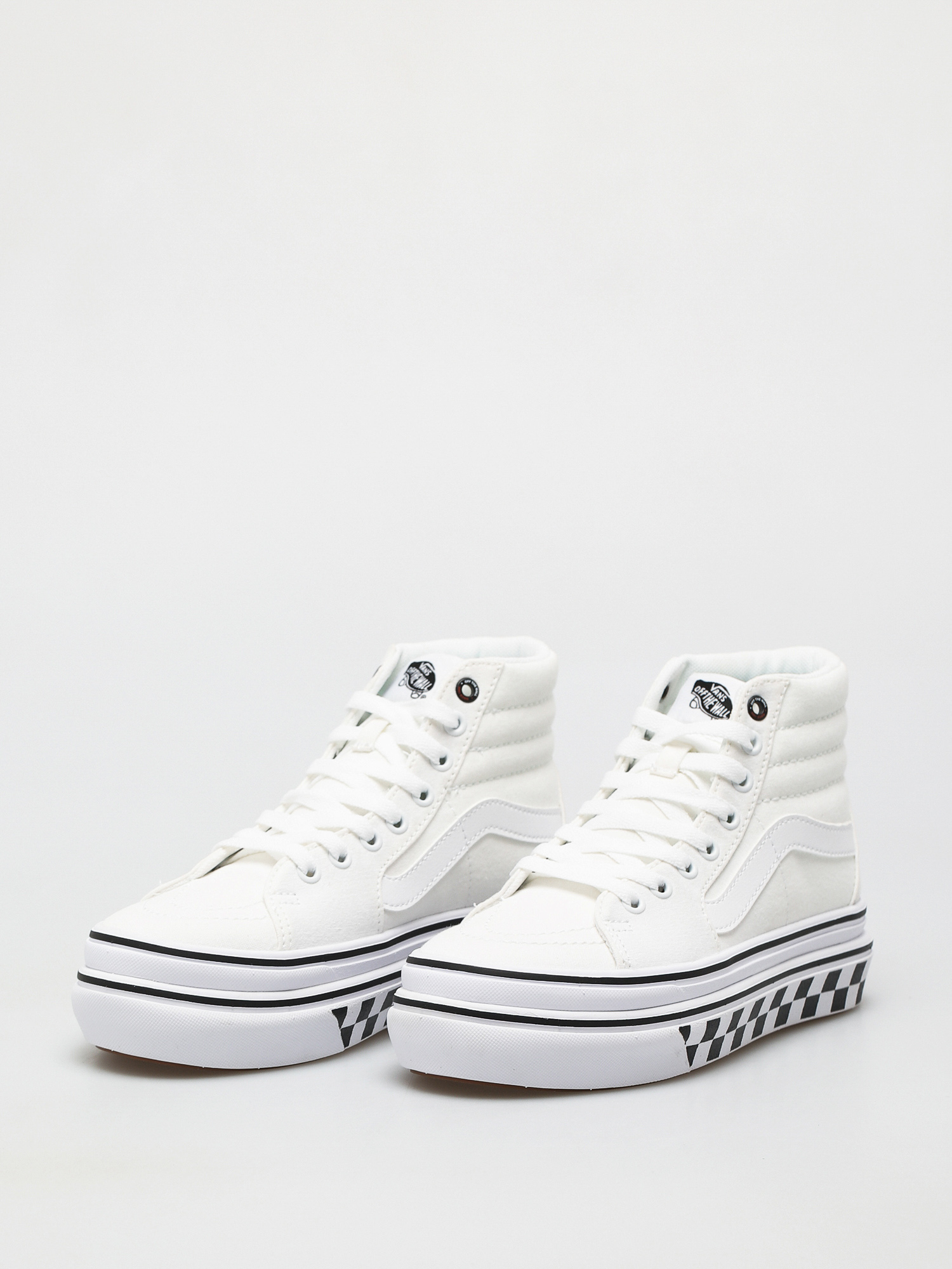 Boty Vans Super Comfycush Sk8 Hi (canvas/true white/black)