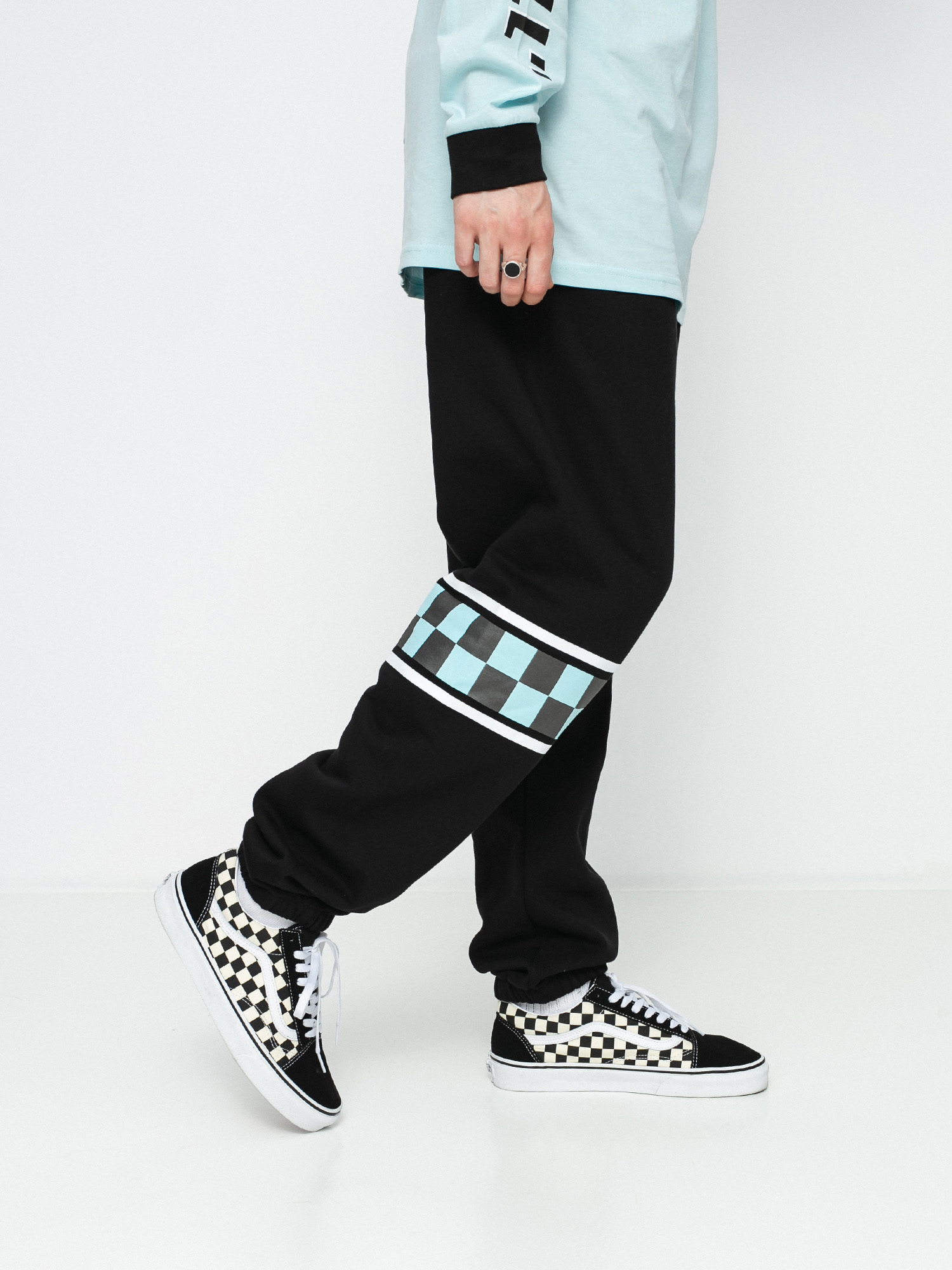 Kalhoty Vans X Se Bikes Relaxed Fleece (se bikes/black)