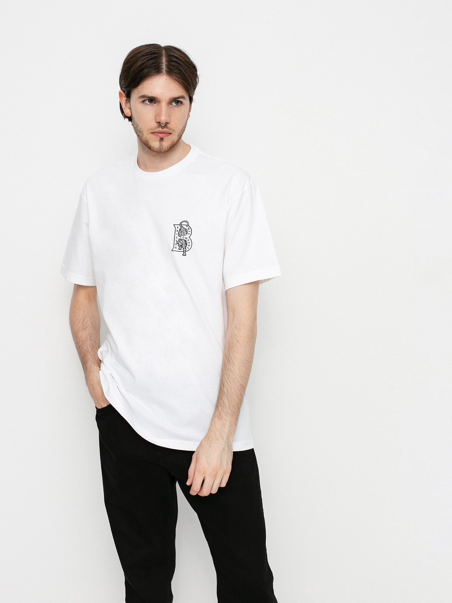 Tričko Brixton Crawler (white)