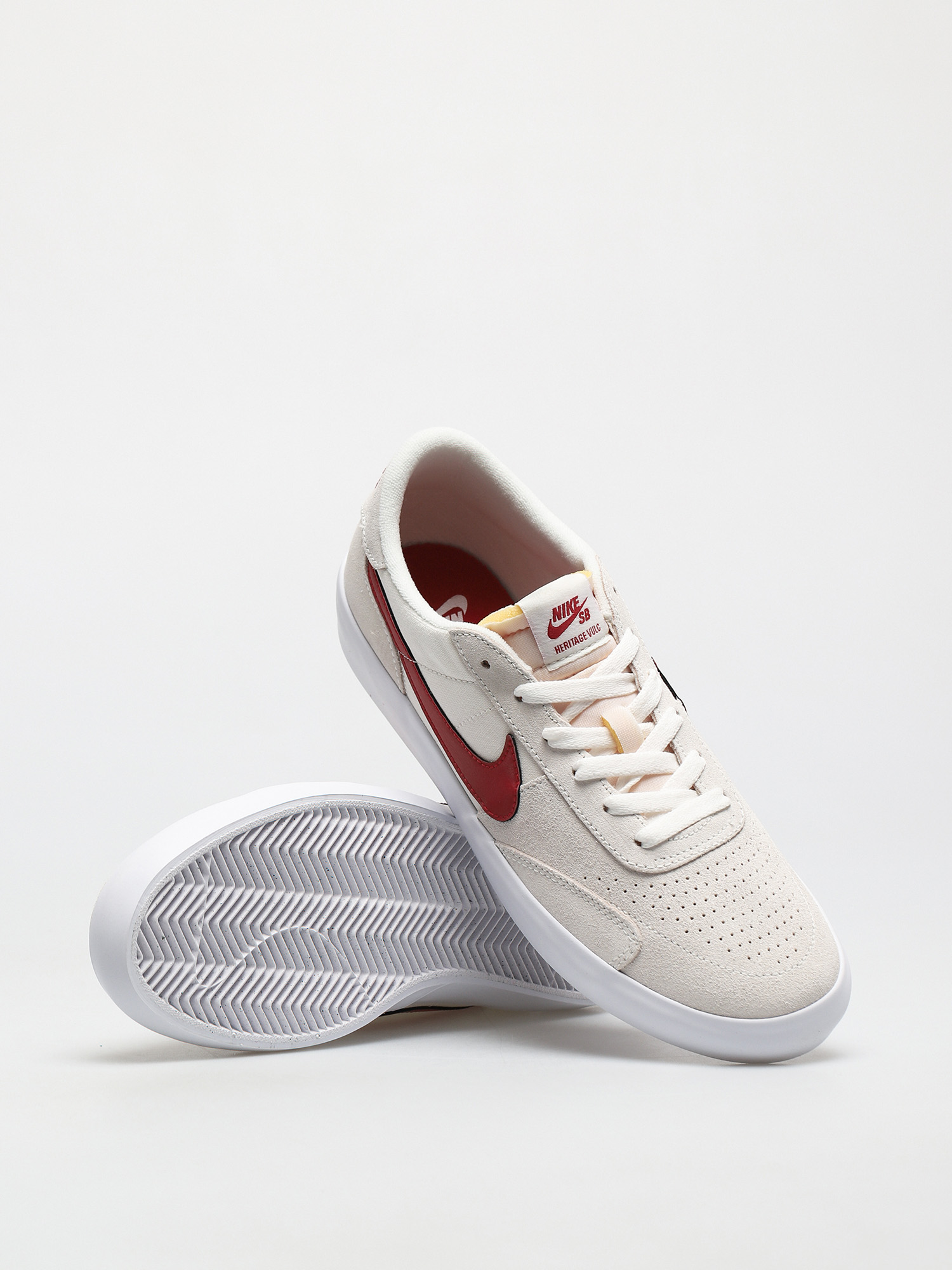 Boty Nike SB Heritage Vulc (summit white/gym red summit white white)