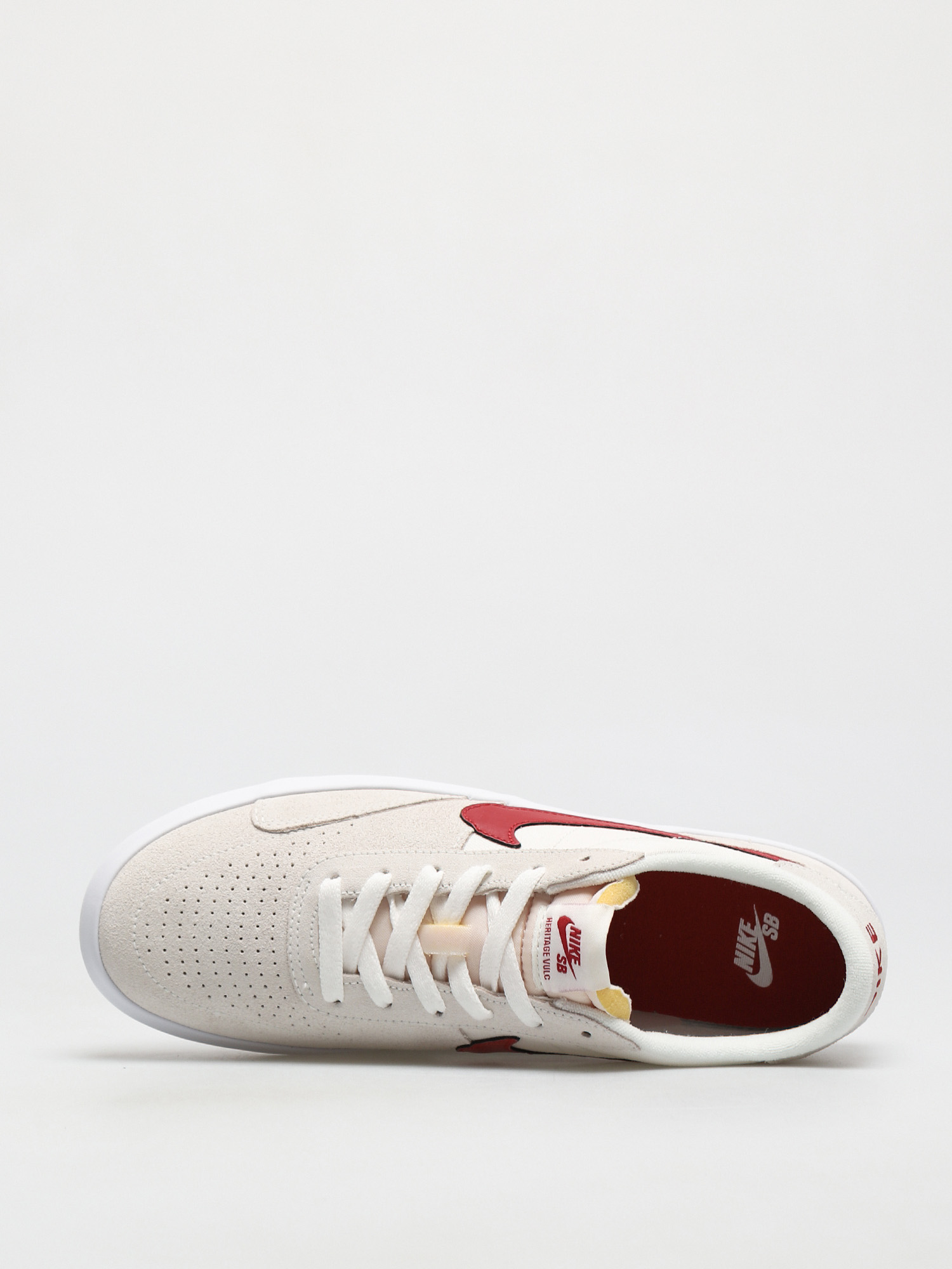 Boty Nike SB Heritage Vulc (summit white/gym red summit white white)