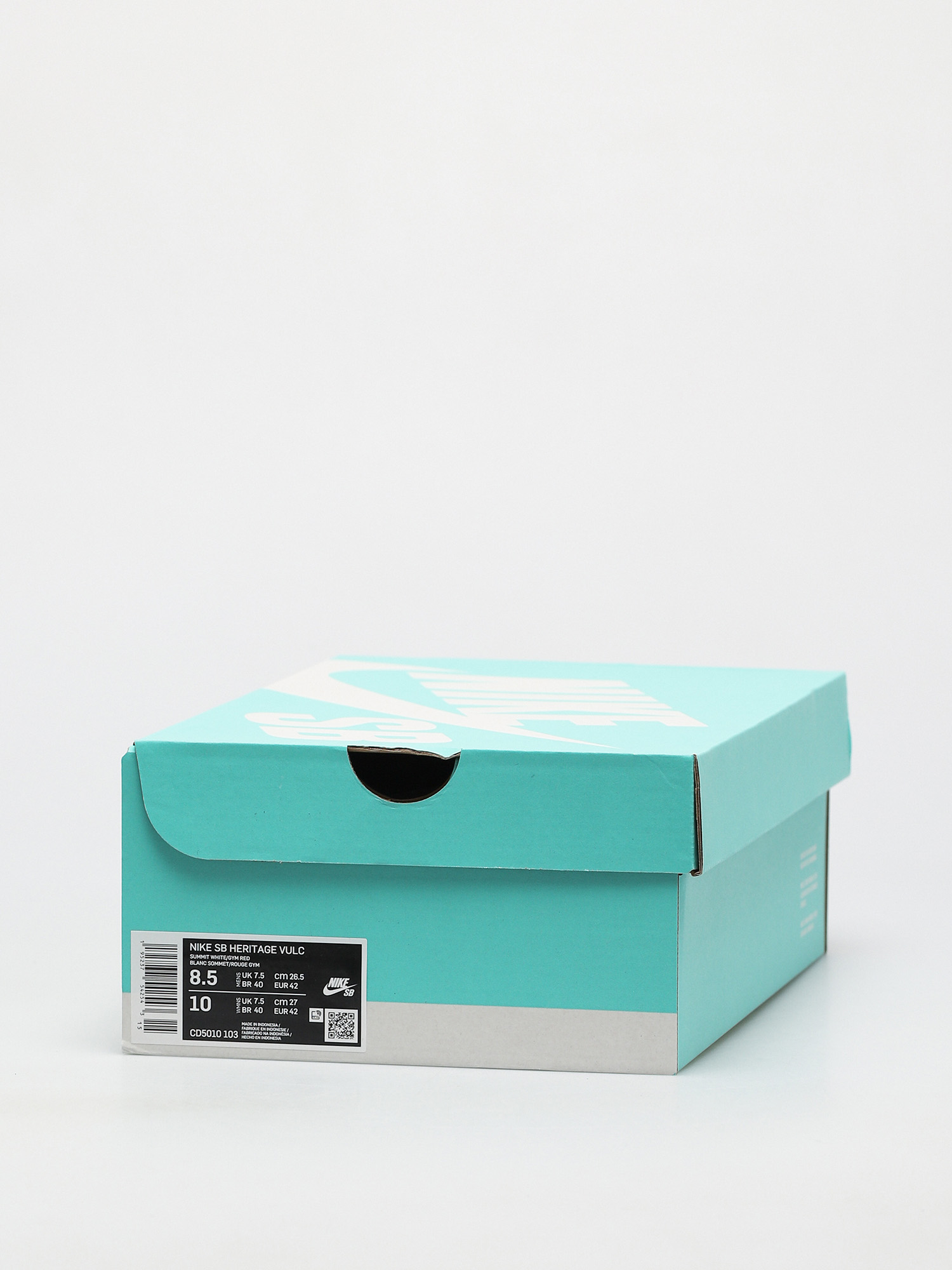 Boty Nike SB Heritage Vulc (summit white/gym red summit white white)