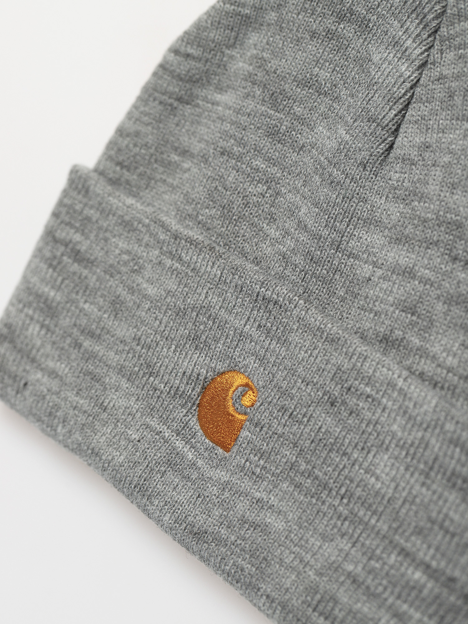 Čepice Carhartt WIP Chase (grey heather/gold)