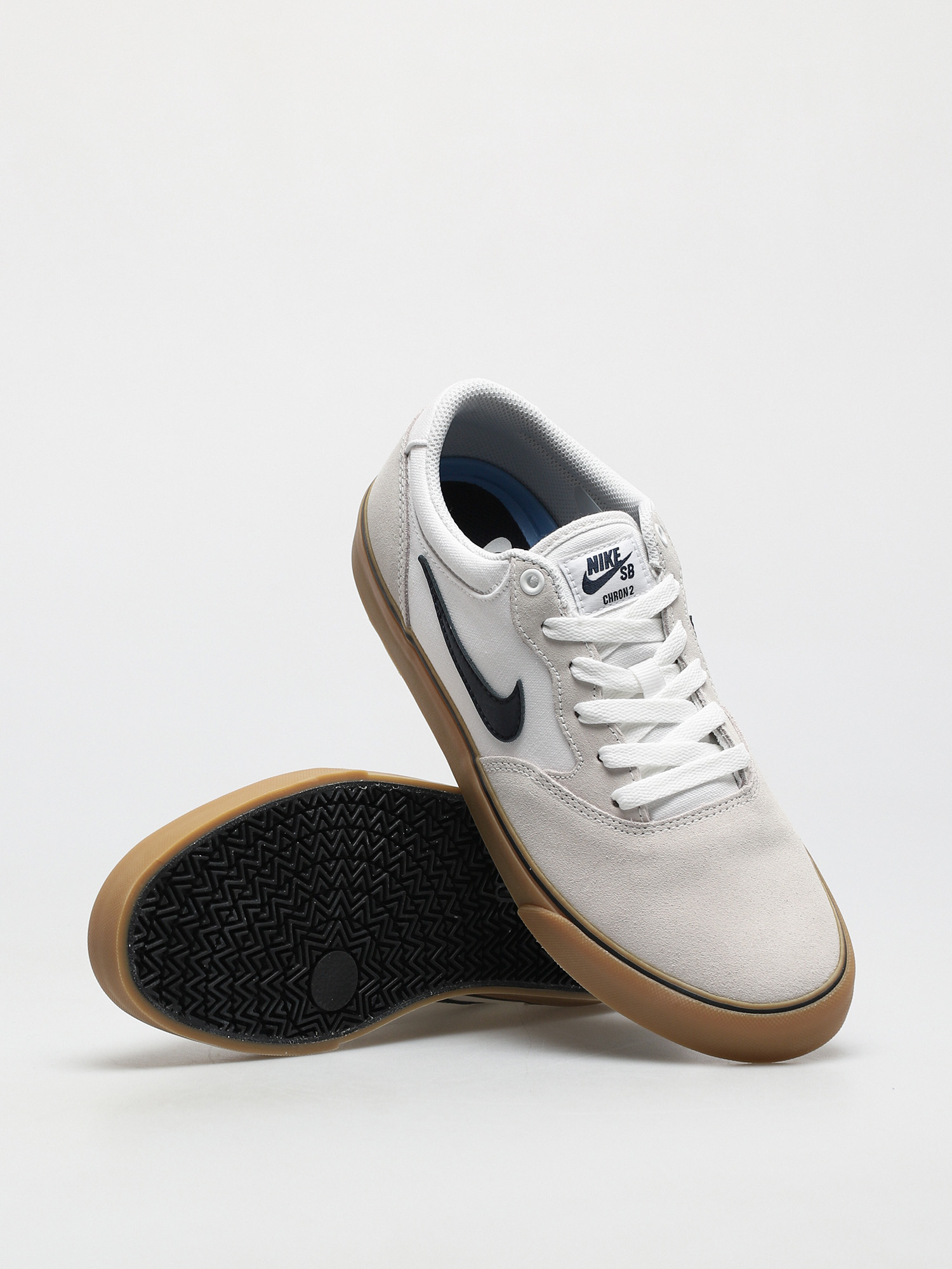 Boty Nike SB Chron 2 (white/obsidian white gum light brown)
