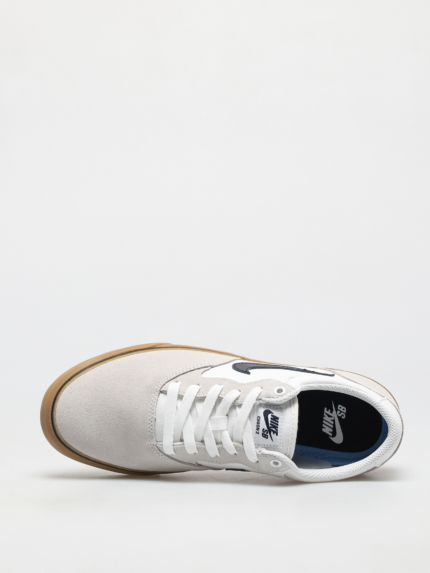 Boty Nike SB Chron 2 (white/obsidian white gum light brown)
