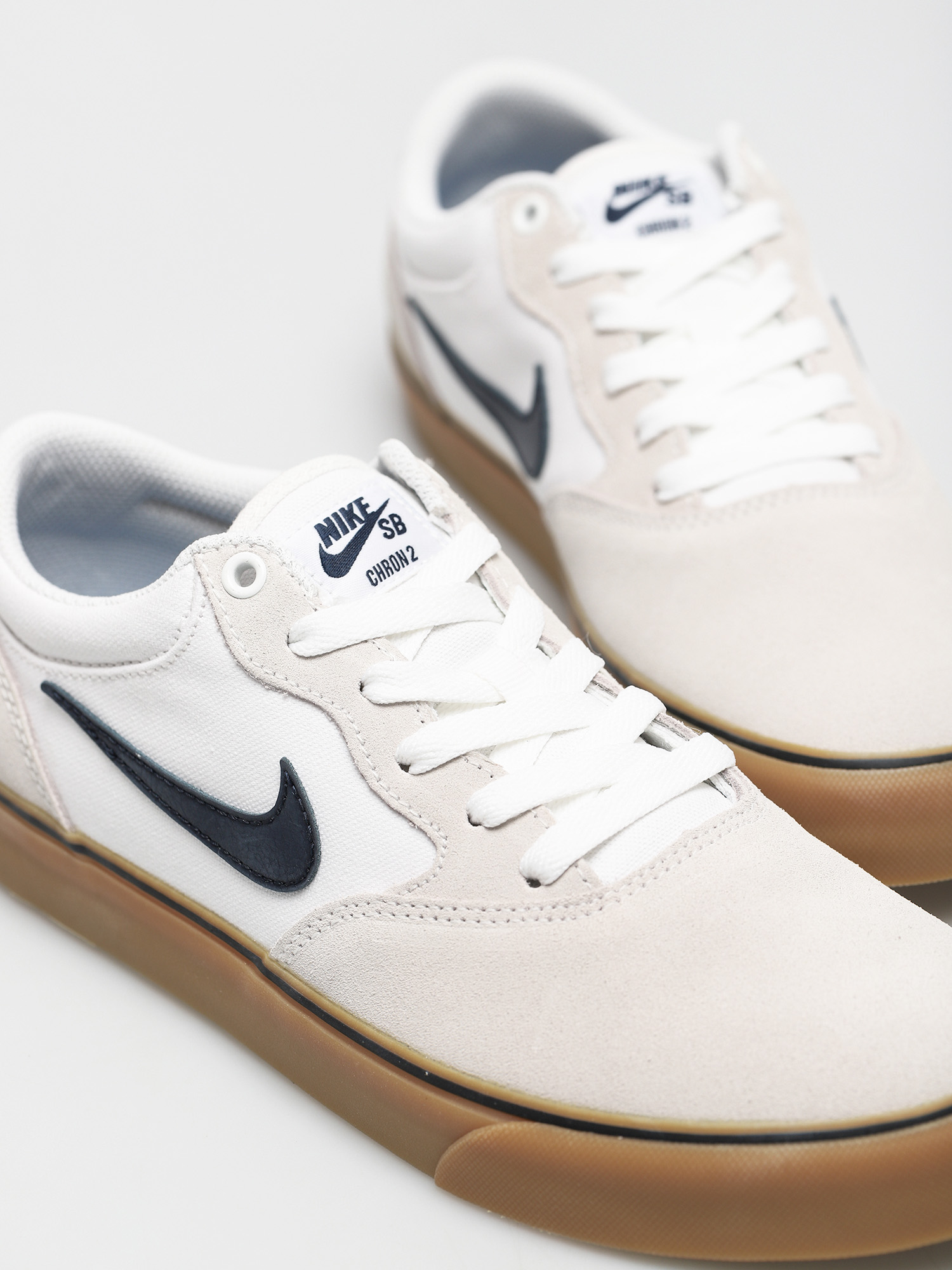 Boty Nike SB Chron 2 (white/obsidian white gum light brown)