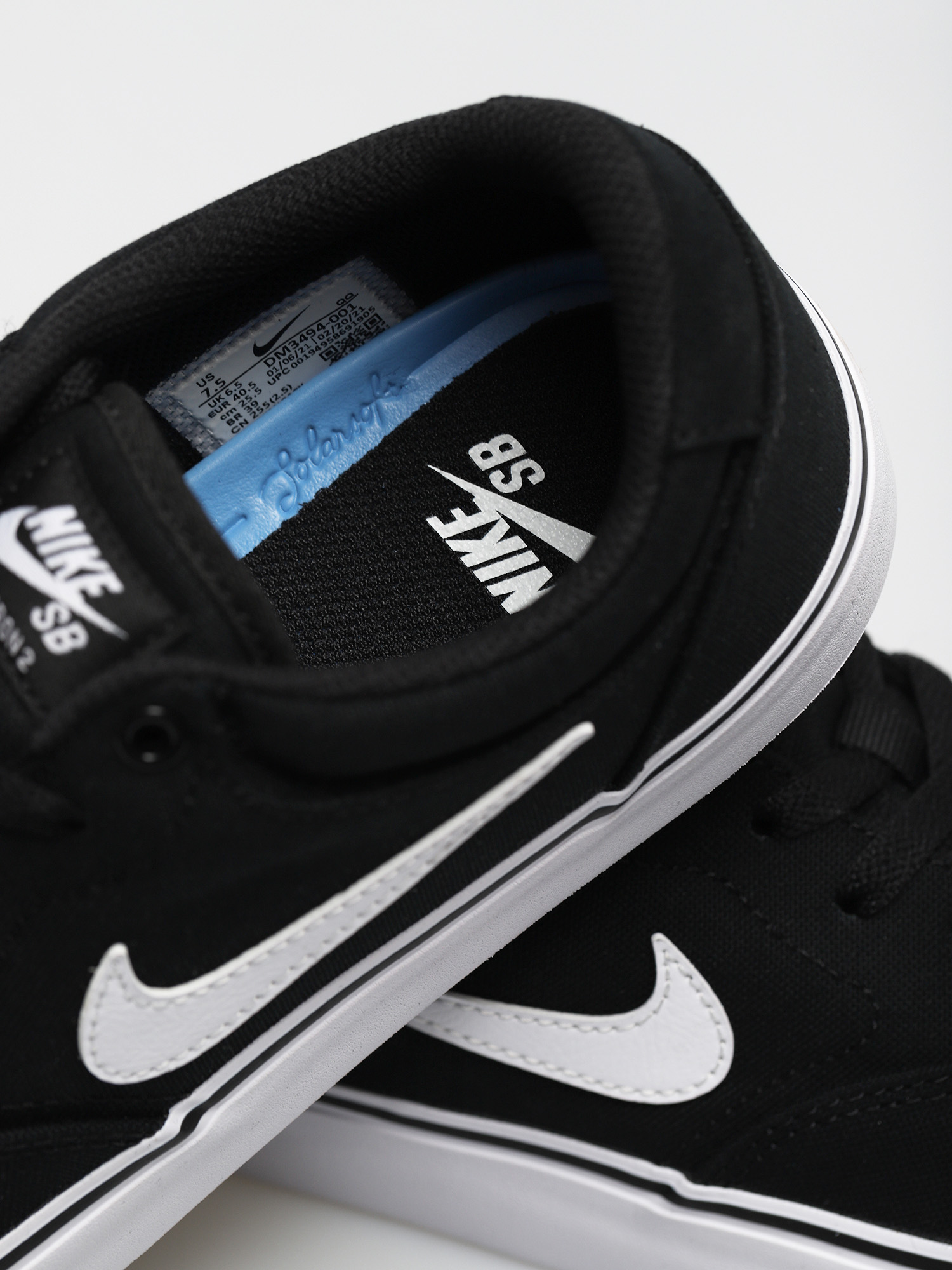 Boty Nike SB Chron 2 Canvas (black/white black)