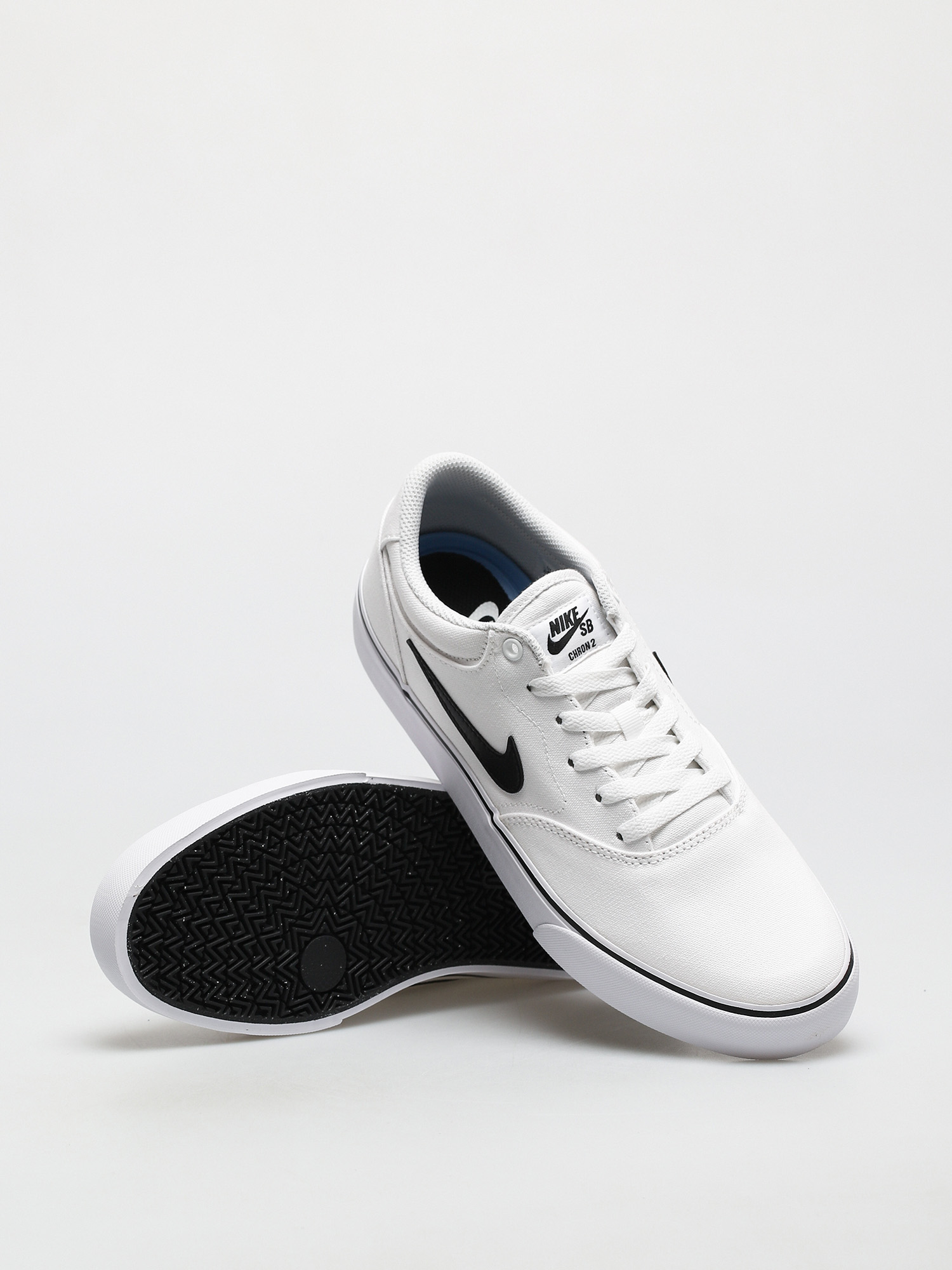 Boty Nike SB Chron 2 Canvas (white/black white)