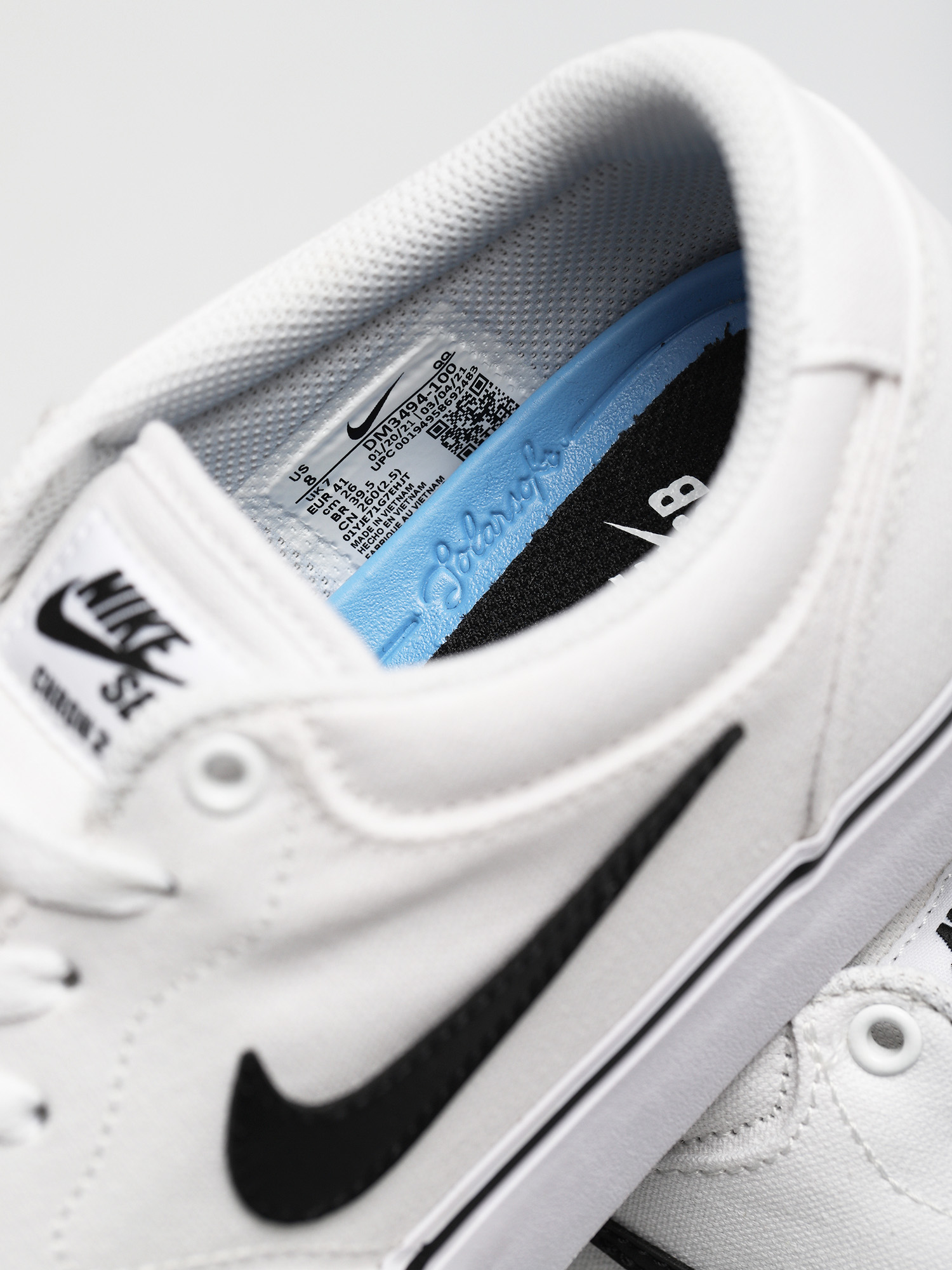 Boty Nike SB Chron 2 Canvas (white/black white)