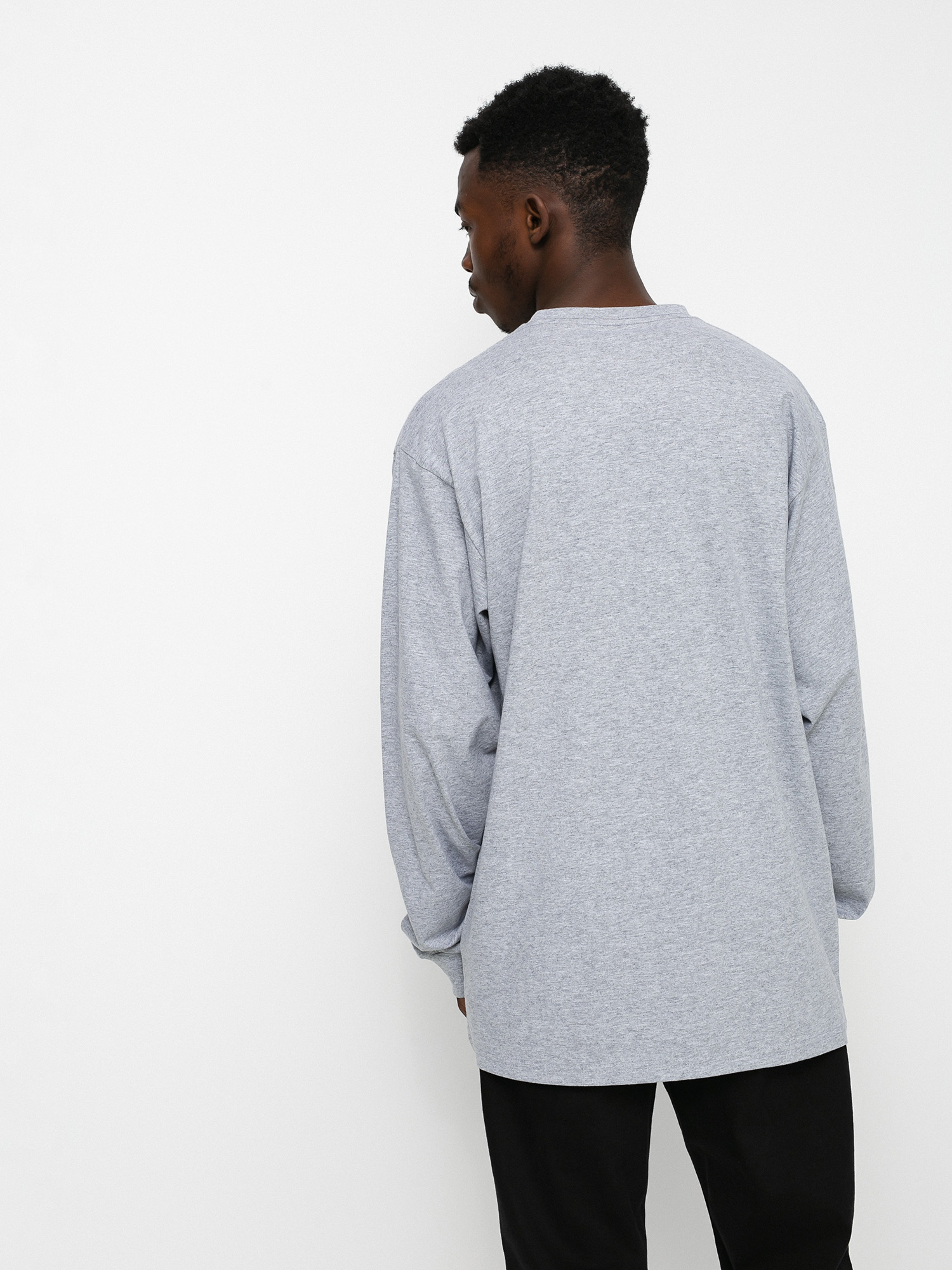 Triko Vans Left Chest Hit (athletic heather/black)