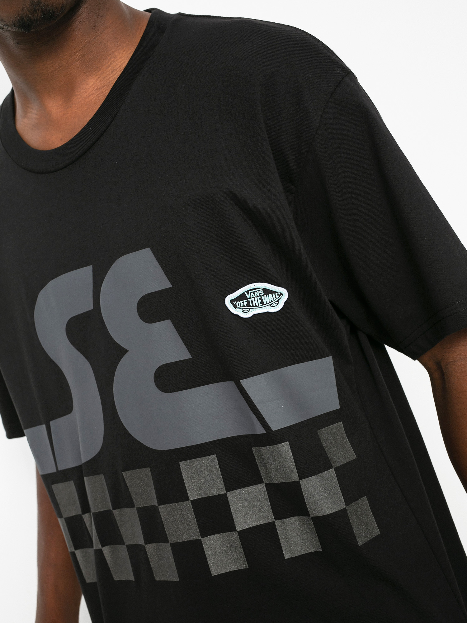 Tričko Vans X Se Bikes Checker (se bikes/black)