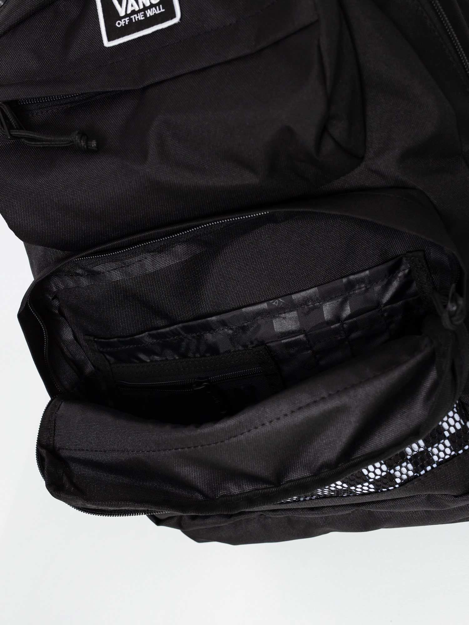 Batoh Vans Stasher Wmn (black/checkerboard)