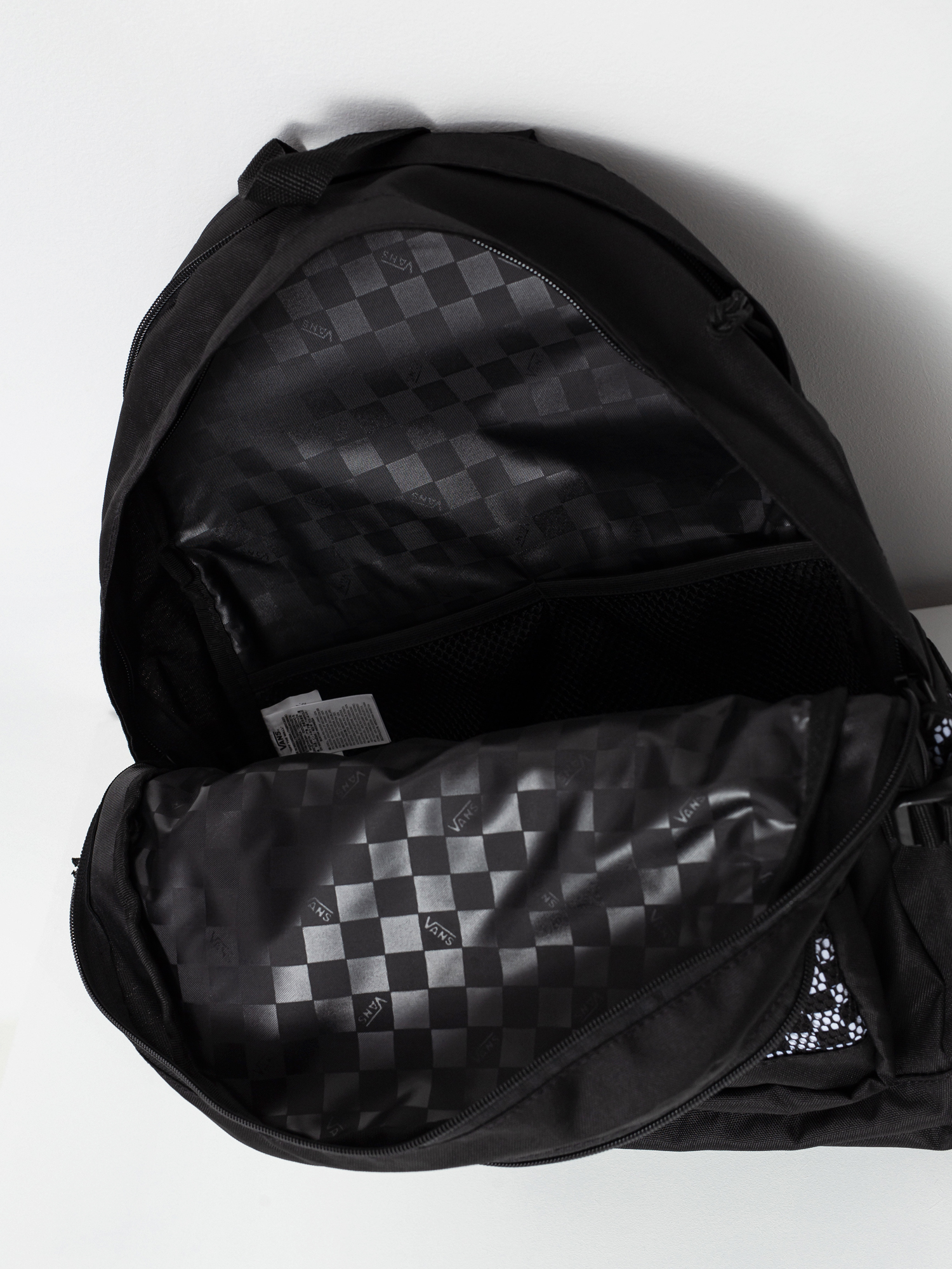 Batoh Vans Stasher Wmn (black/checkerboard)