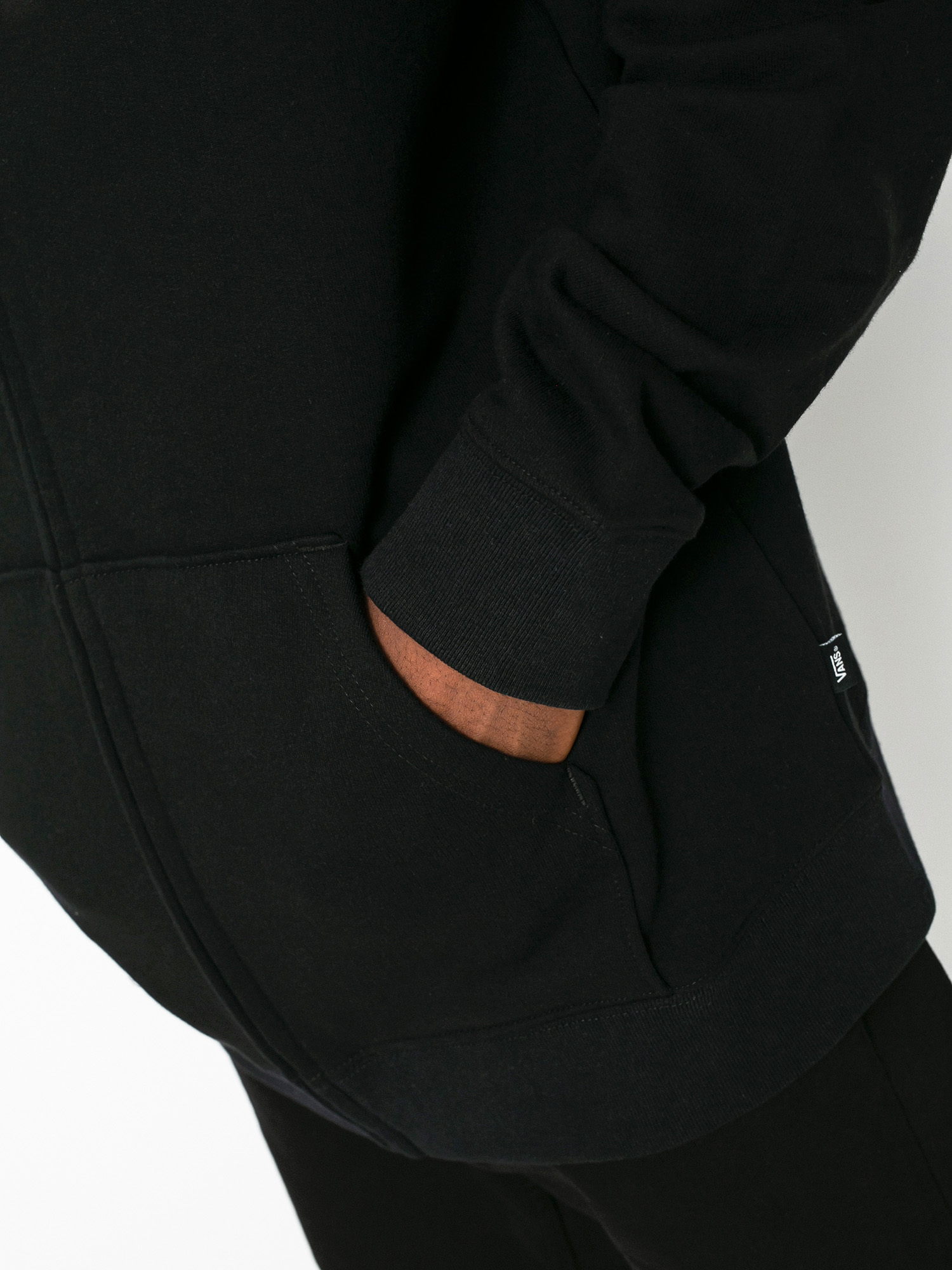 Mikina s kapucí Vans Classic ZHD (black/white)