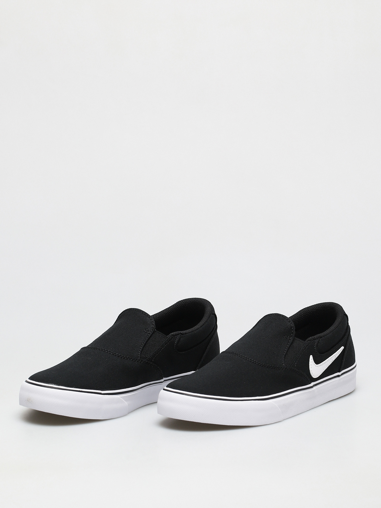 Nike toki slip hot sale black white 2