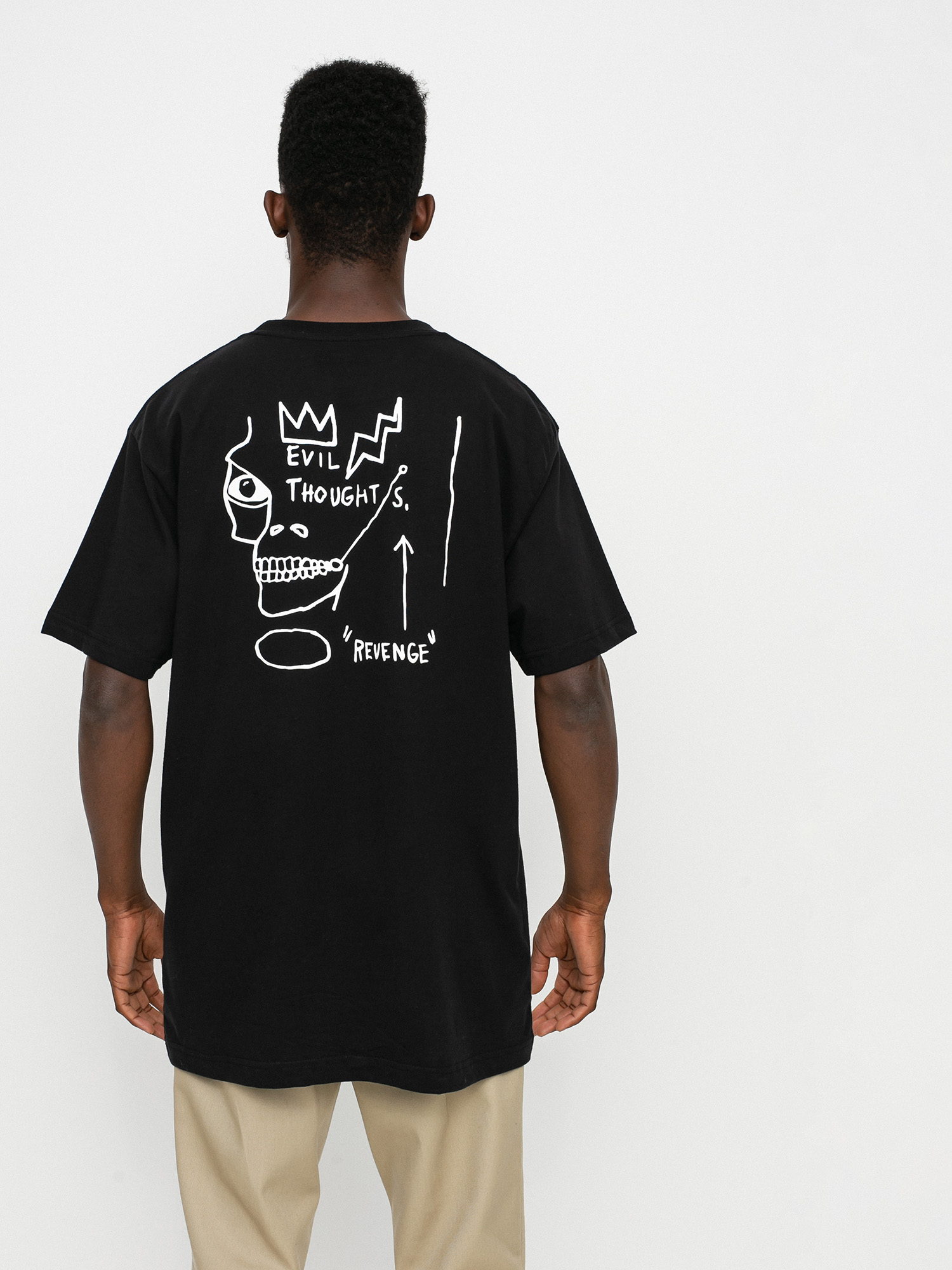 Tričko DC X Basquiat Evil Thoughts (black)