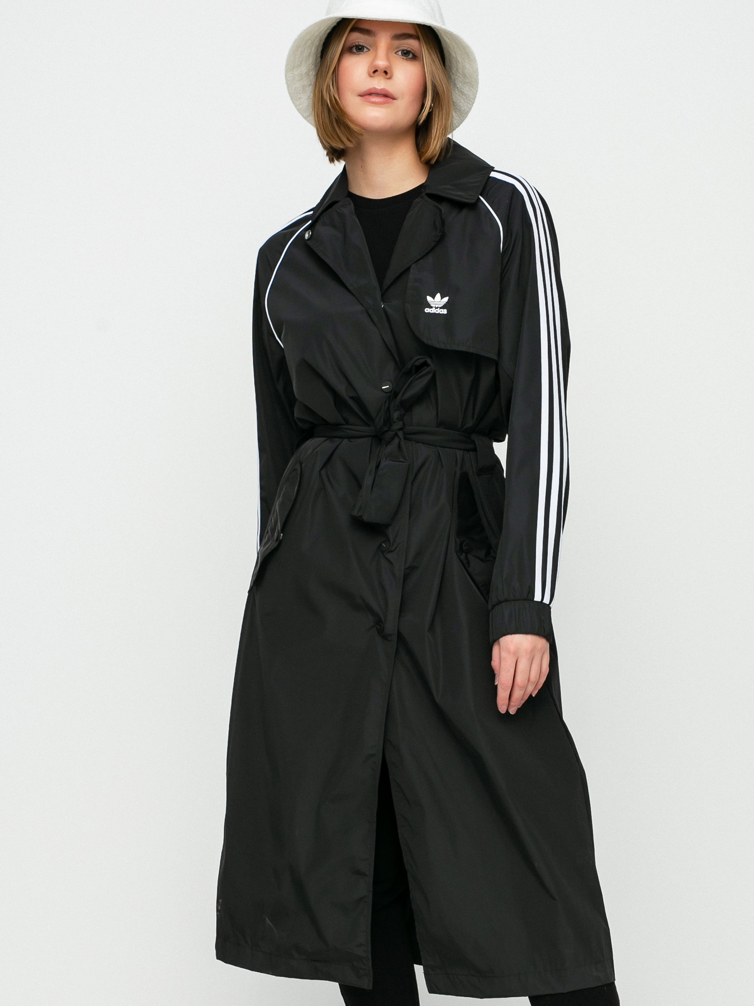 Kabát adidas Originals Trench Coat Wmn (black)