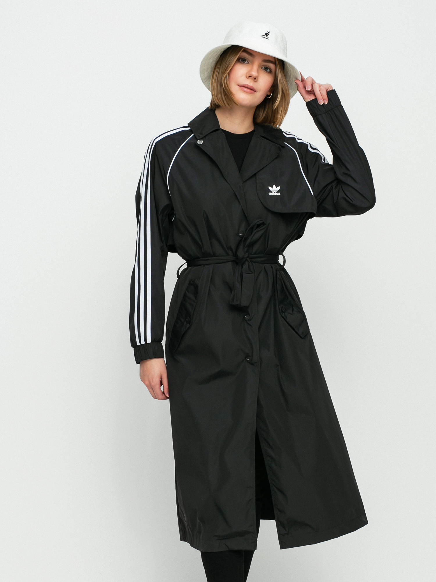 Kabát adidas Originals Trench Coat Wmn (black)