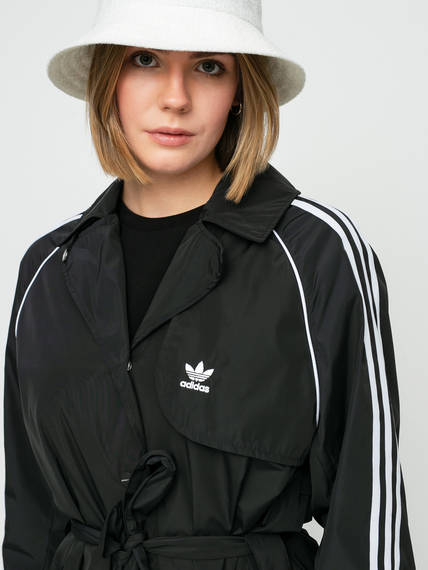 Kabát adidas Originals Trench Coat Wmn (black)
