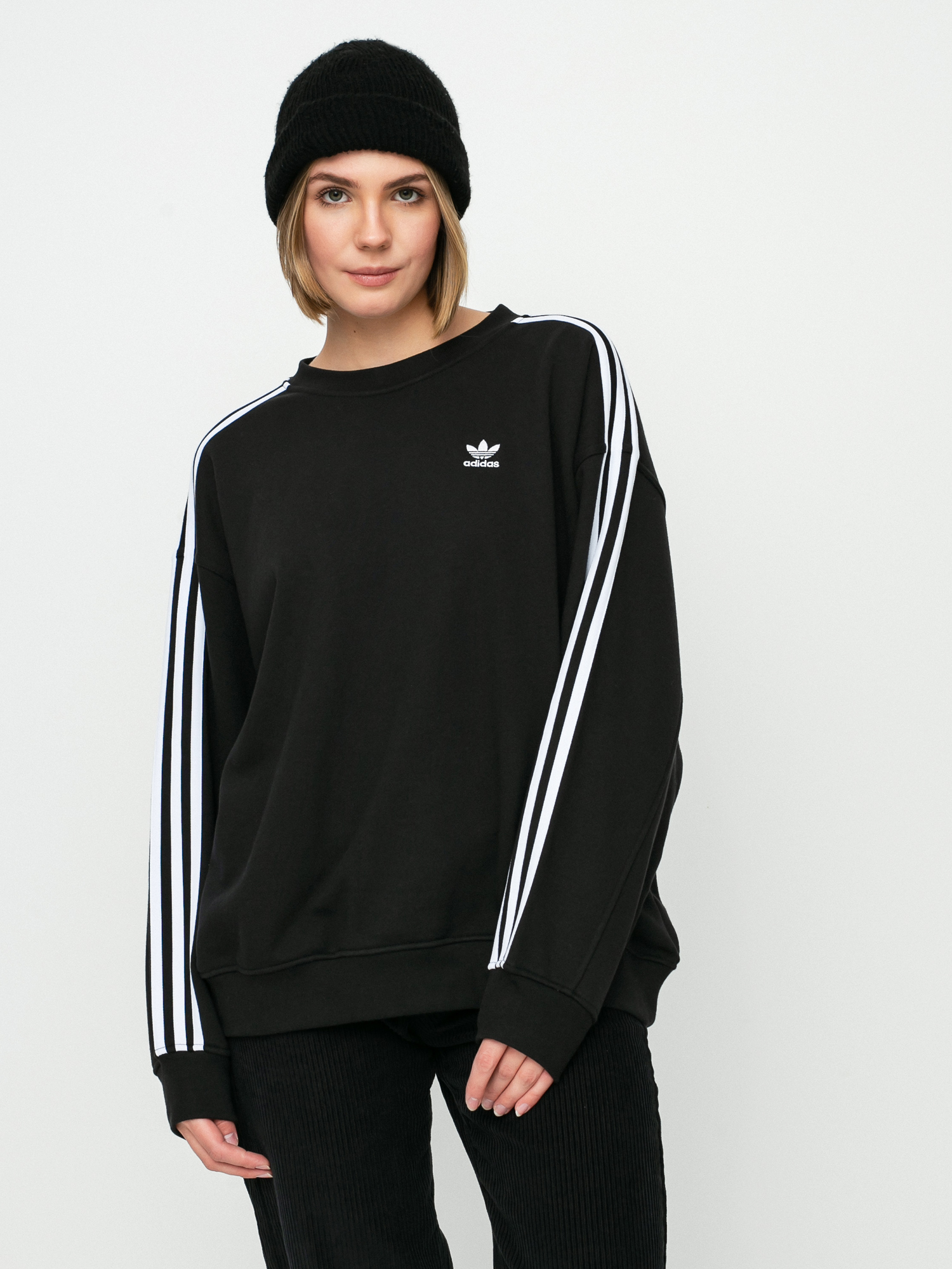 Mikina adidas Originals Oversize Trefoil Wmn (black)