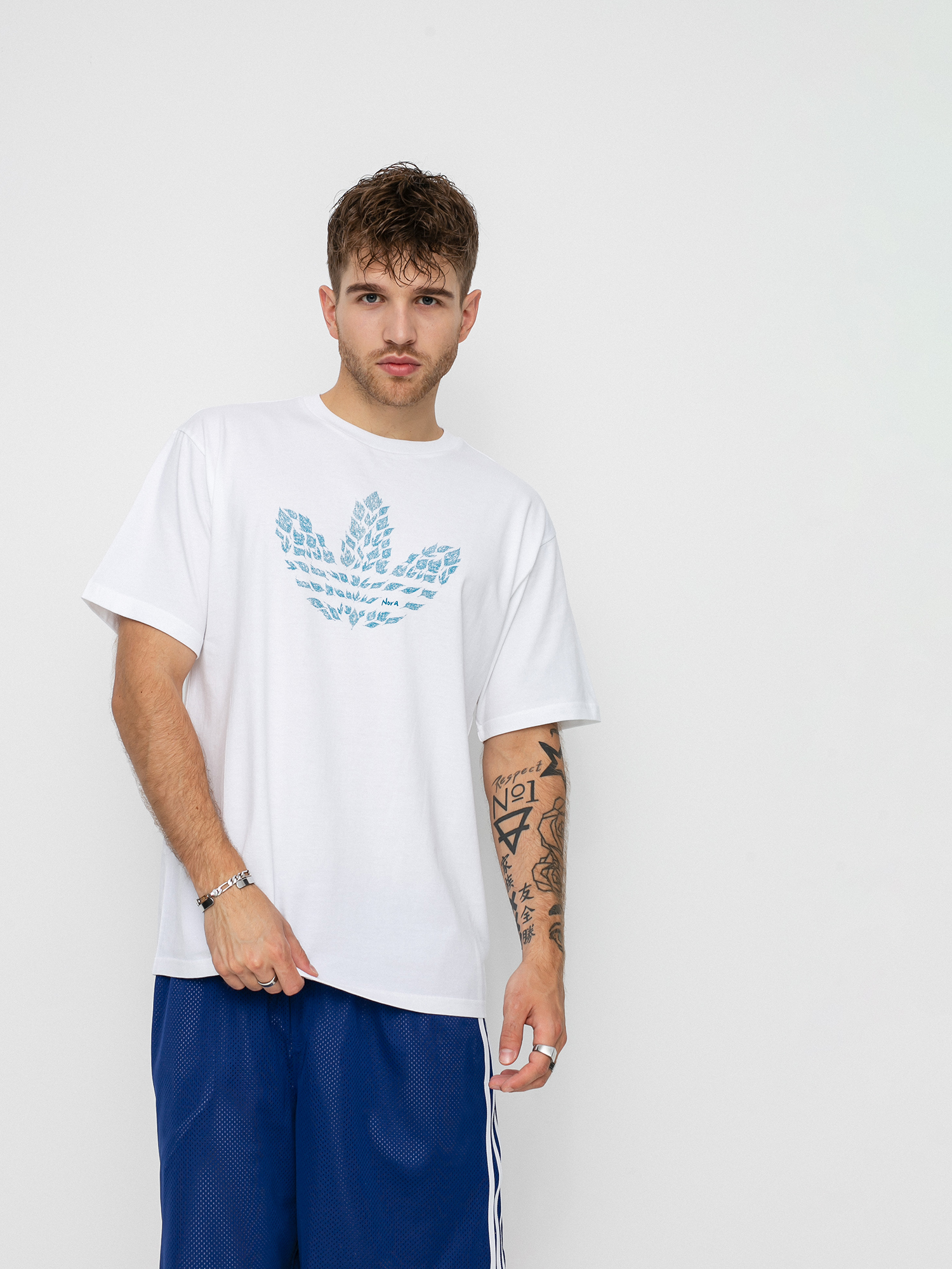 Tričko adidas Nora G (white/sonaqu)